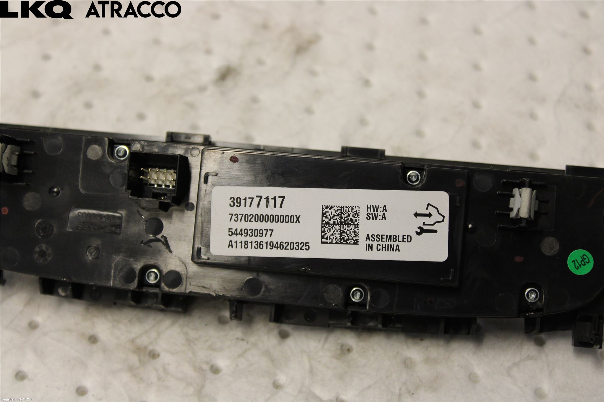 Opel INSIGNIA 17- Varme Ac Betjening-Display