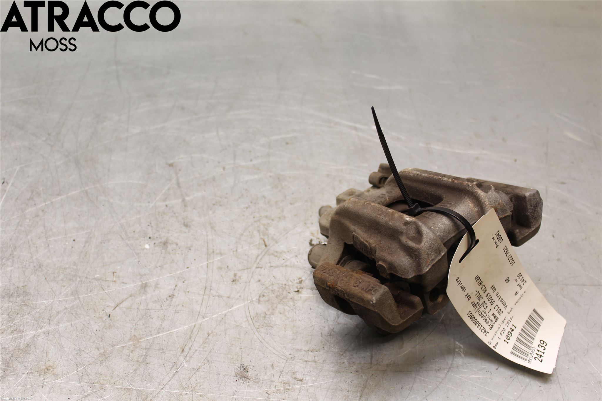 BMW 1 F20/F21 11-19 Bremsecaliper Bak Venstre