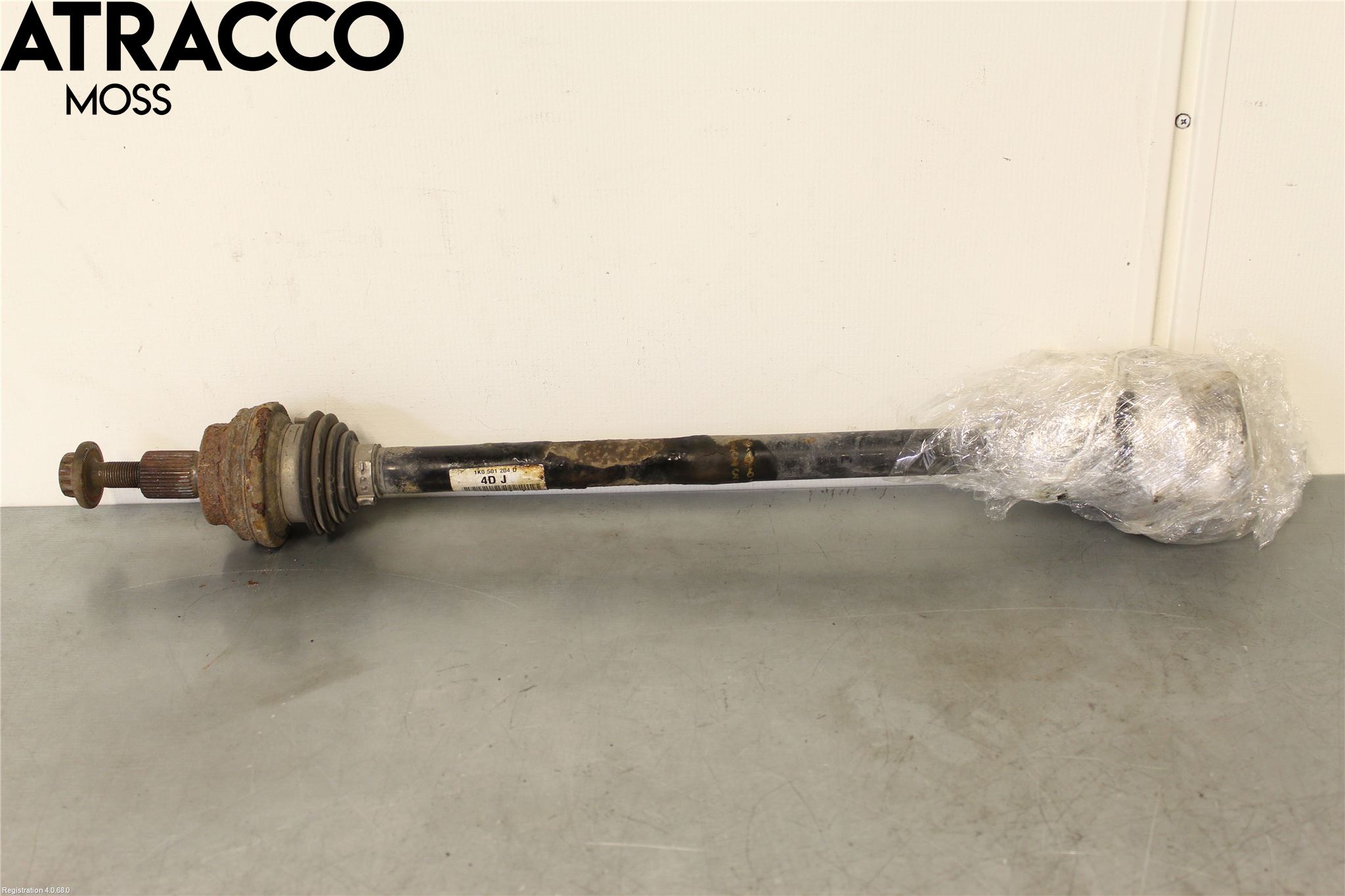 Volkswagen VW TIGUAN 07-16 Drivaksel Bak Kompl Høyre