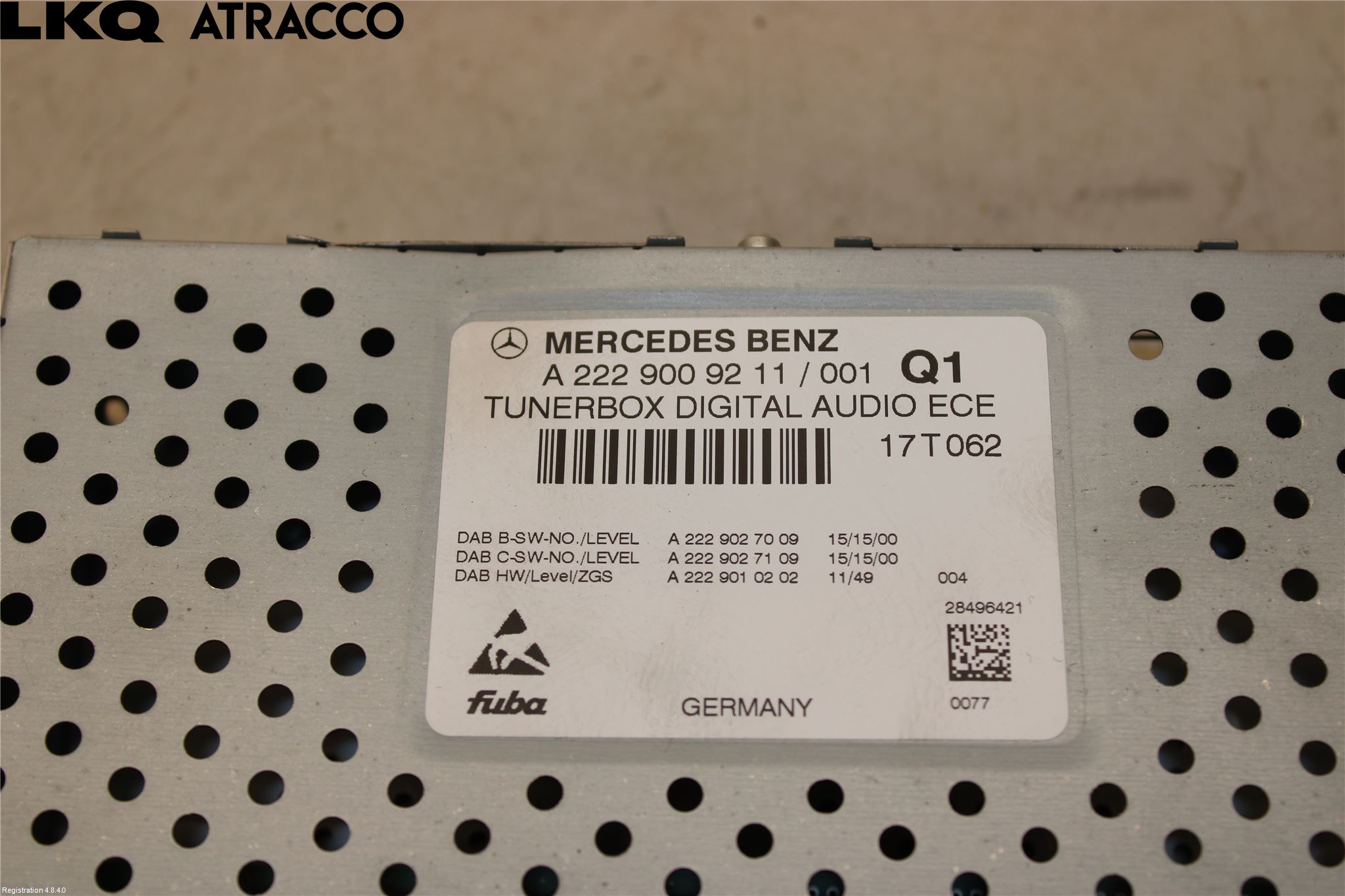 Mercedes-Benz MB B-KLASS (W246/W242) 12-19 Stereo Radio Øvrig