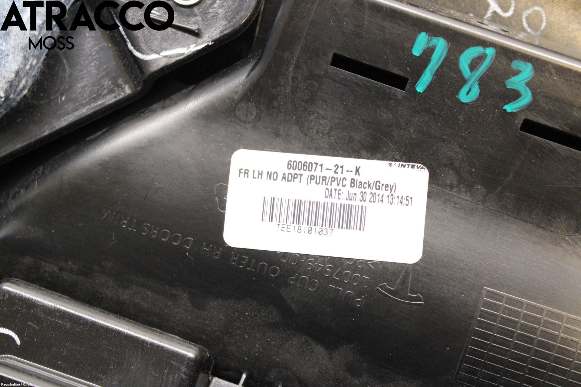 Tesla MODEL S 13- Innr Dørtrekk Venstre