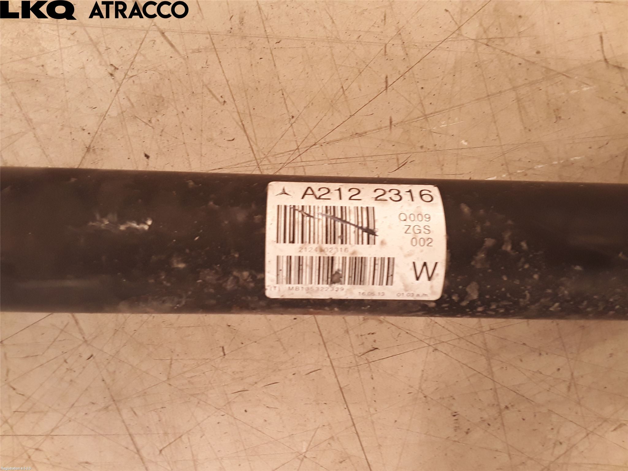 Mercedes-Benz MB E-KLASS (W212) 09-16 Mellomaksel Kompl