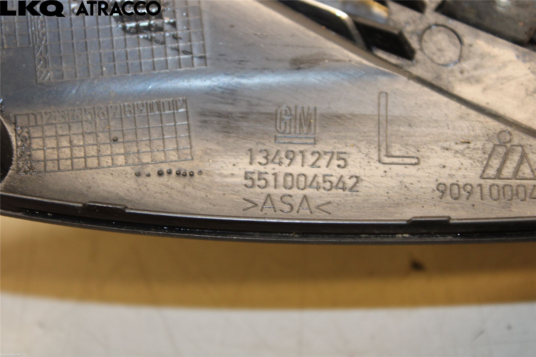 Opel INSIGNIA 17- Frontlykt Kurve-Tåkelys Ramme