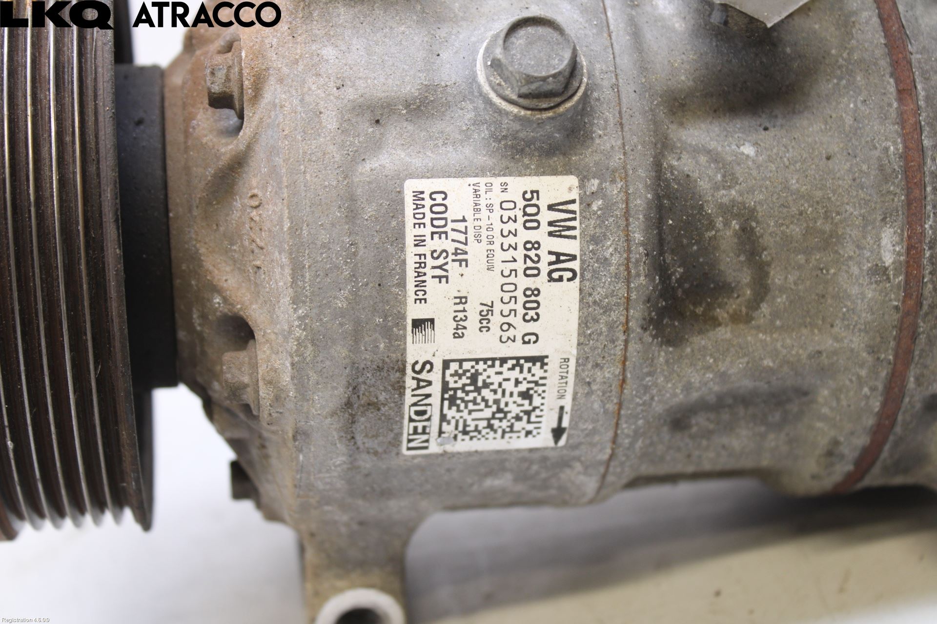 Volkswagen VW GOLF / E-GOLF VII 13-20 Varme Ac Kompressor