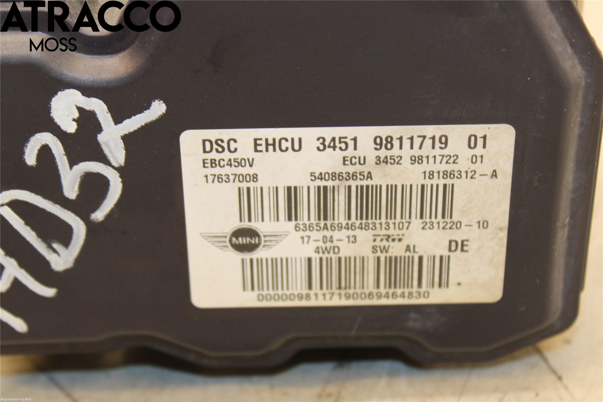 Mini COUNTRYMAN R60 11-16 Abs Hydraulikkaggregat