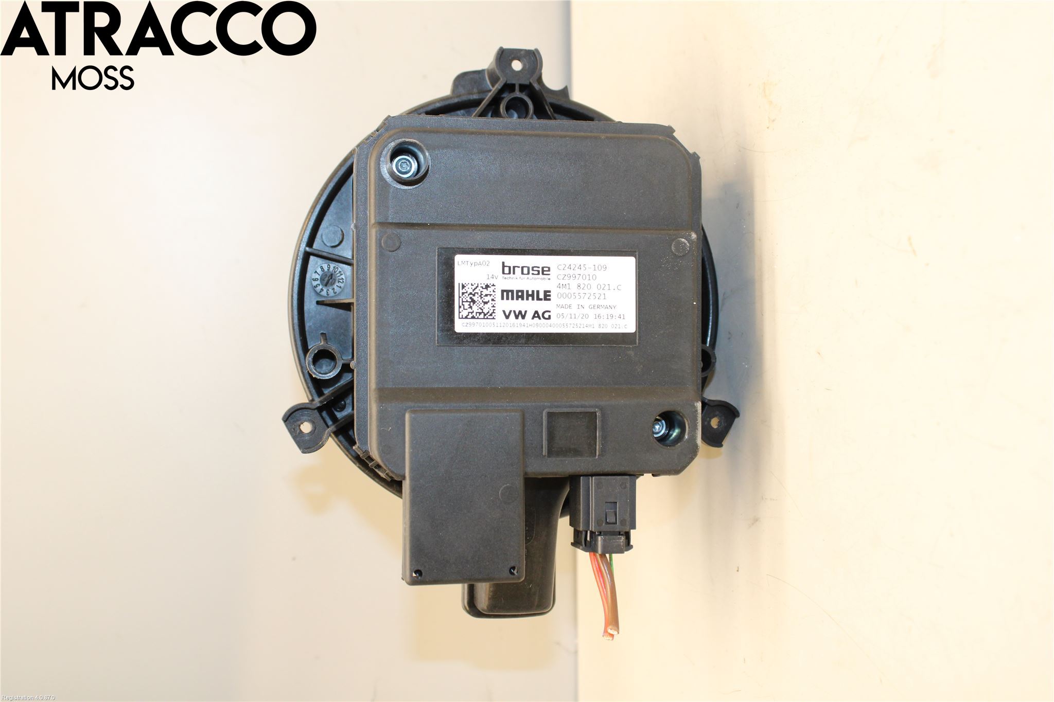 Audi E-TRON, S GE 19- Varme Ac Kjølevifte