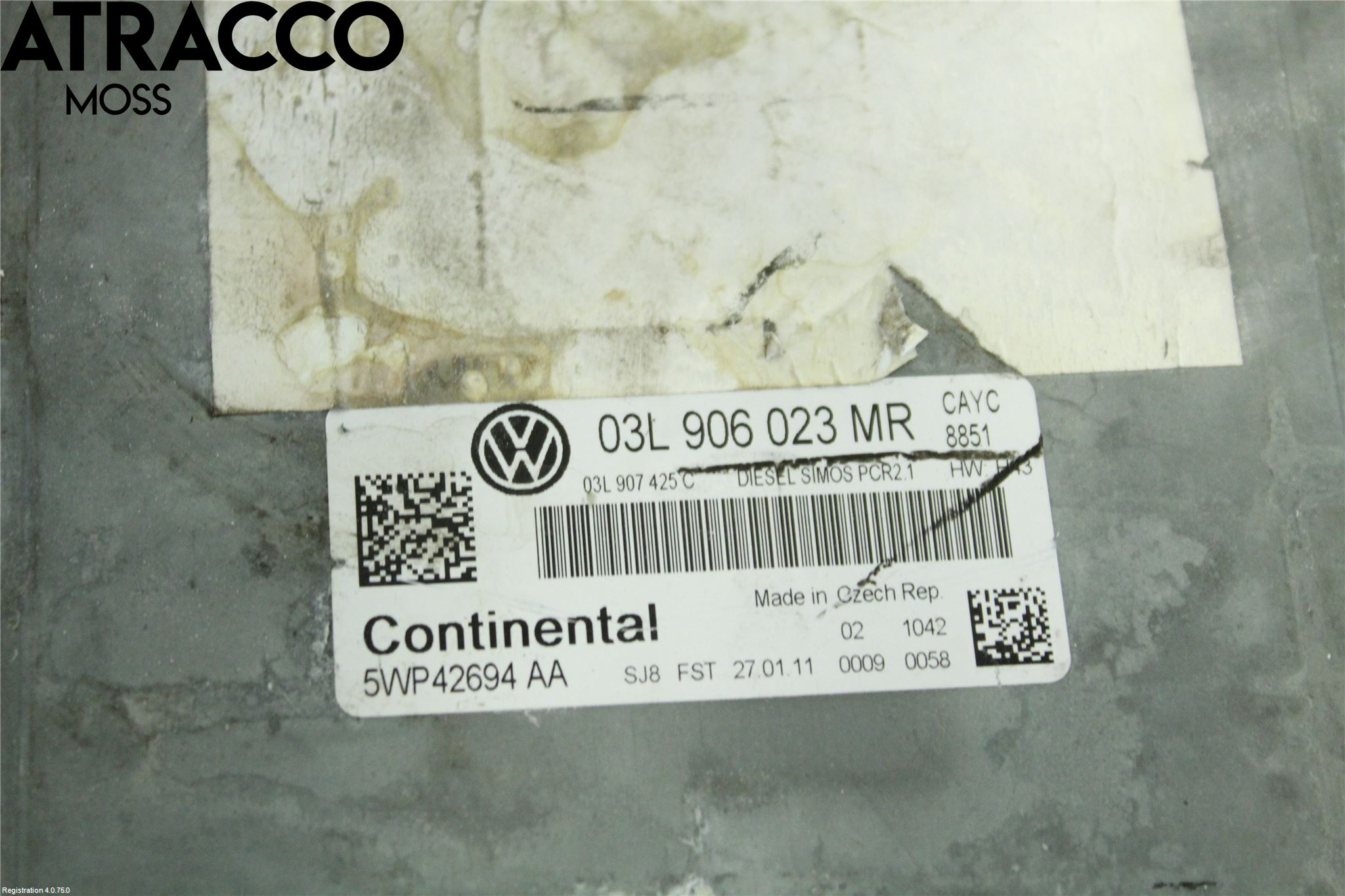 Volkswagen VW GOLF VI 09-13 Styreenhet Dieselpumpe