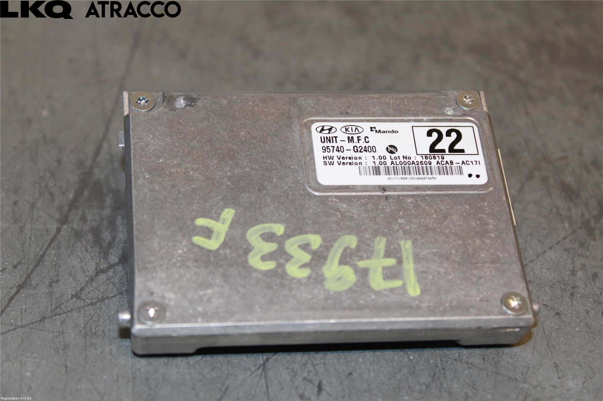 Hyundai IONIQ AE 17-22 Parkeringshjelp Kamera