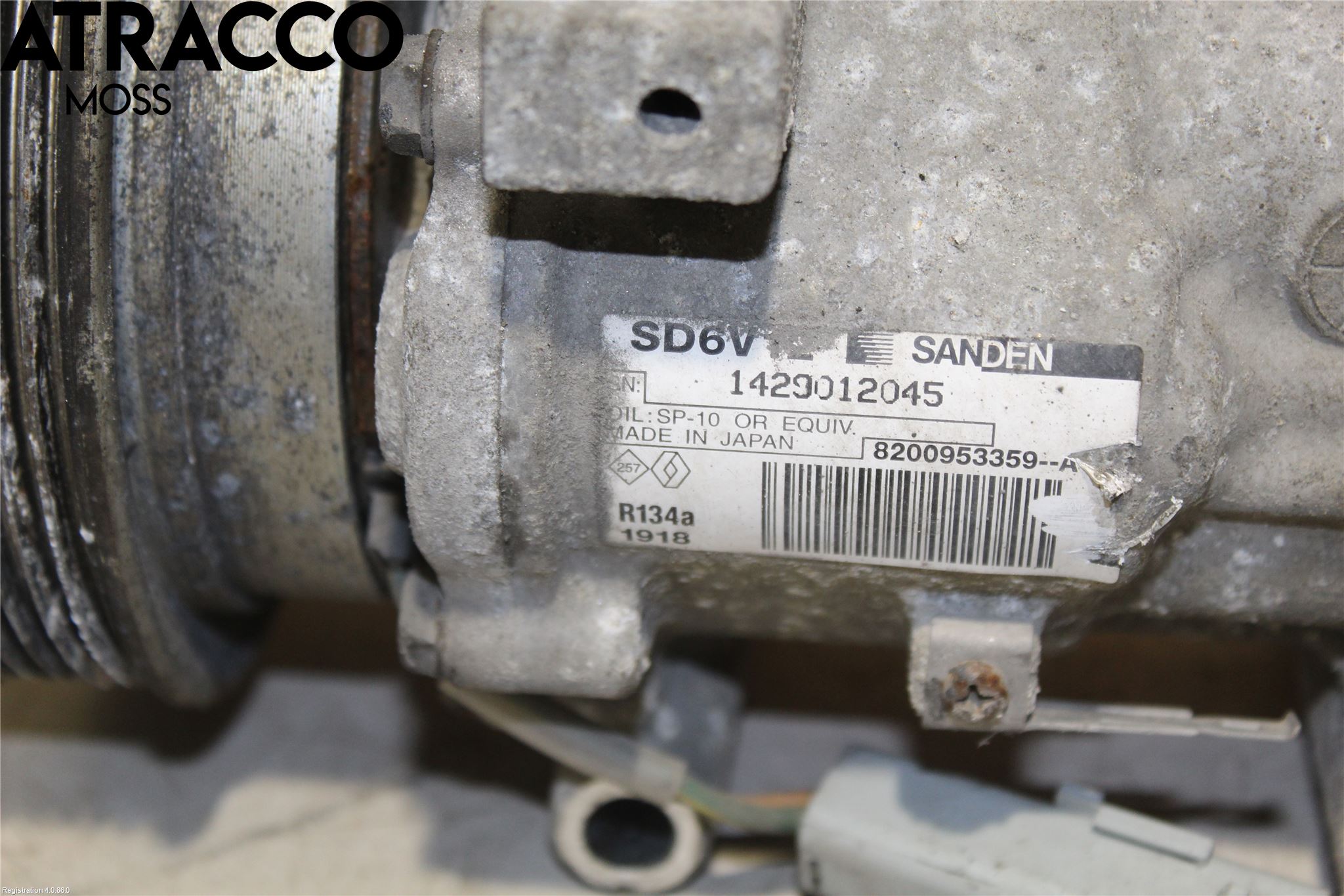 Renault CLIO III  09-12 Varme Ac Kompressor