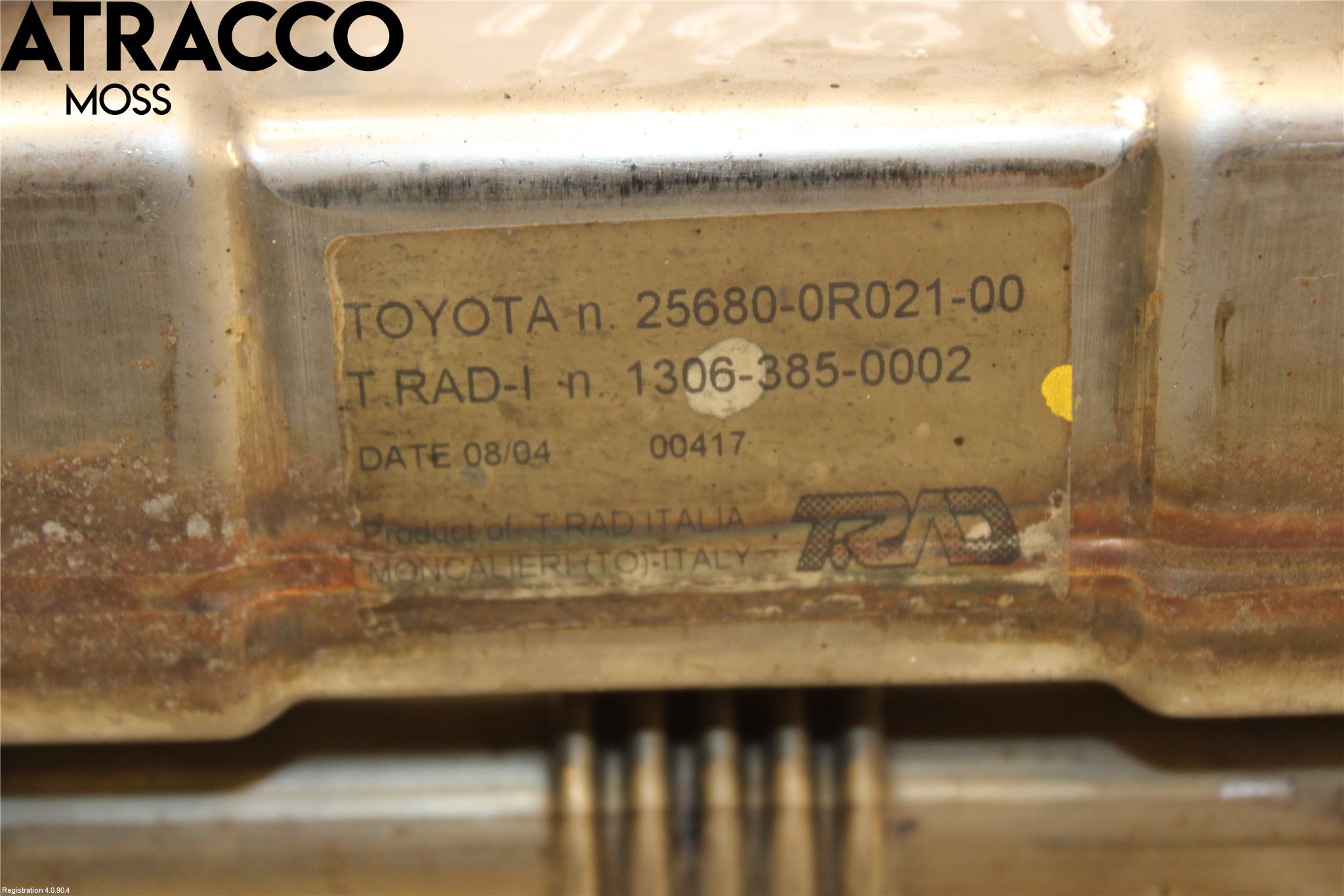 Toyota AVENSIS 07-08 Eksos Kjøler