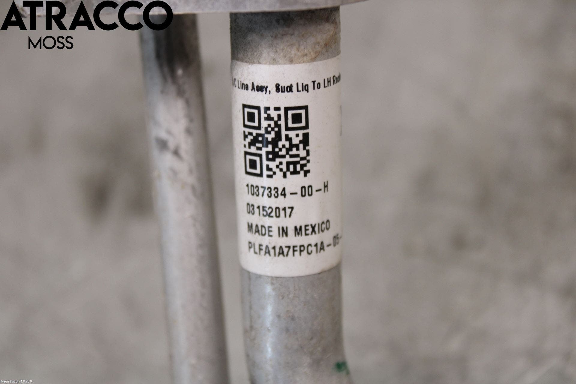 Tesla MODEL X 16- Varme Ac Slange - Rør