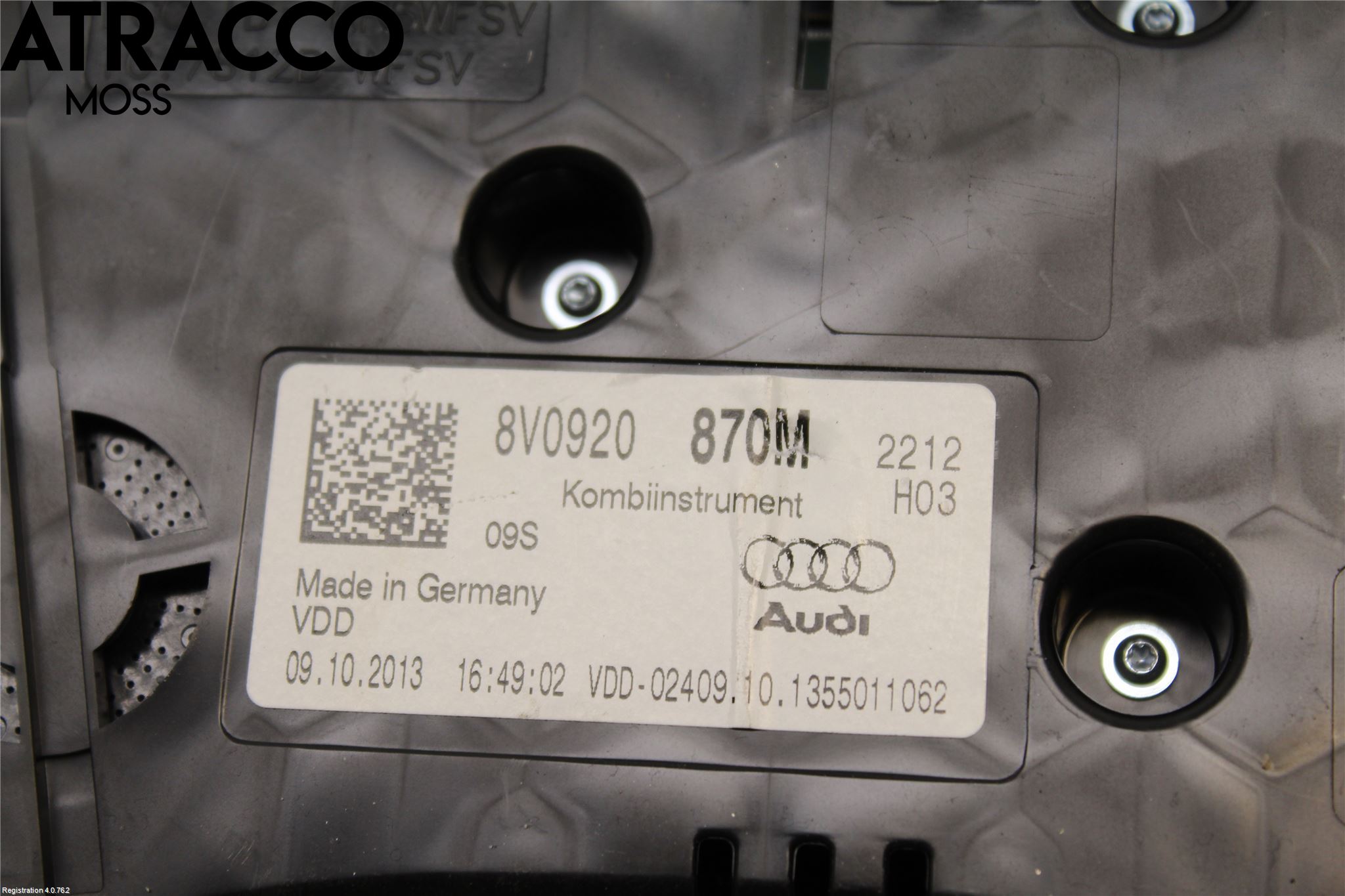 Audi A3/S3 8V 13-20 Instr Kombinert