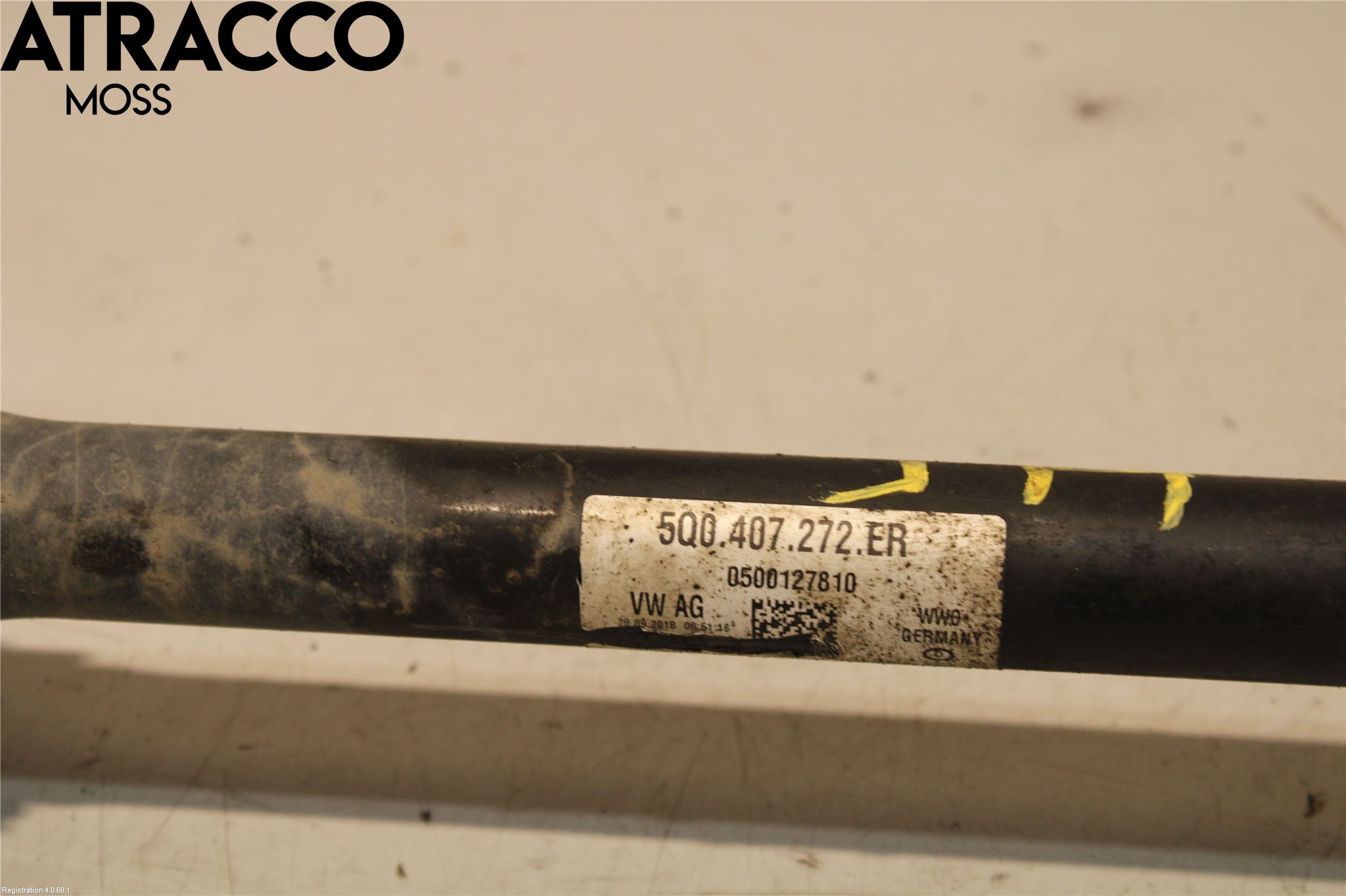 Volkswagen VW CADDY 16-20 Drivaksel Foran Kompl Høyre