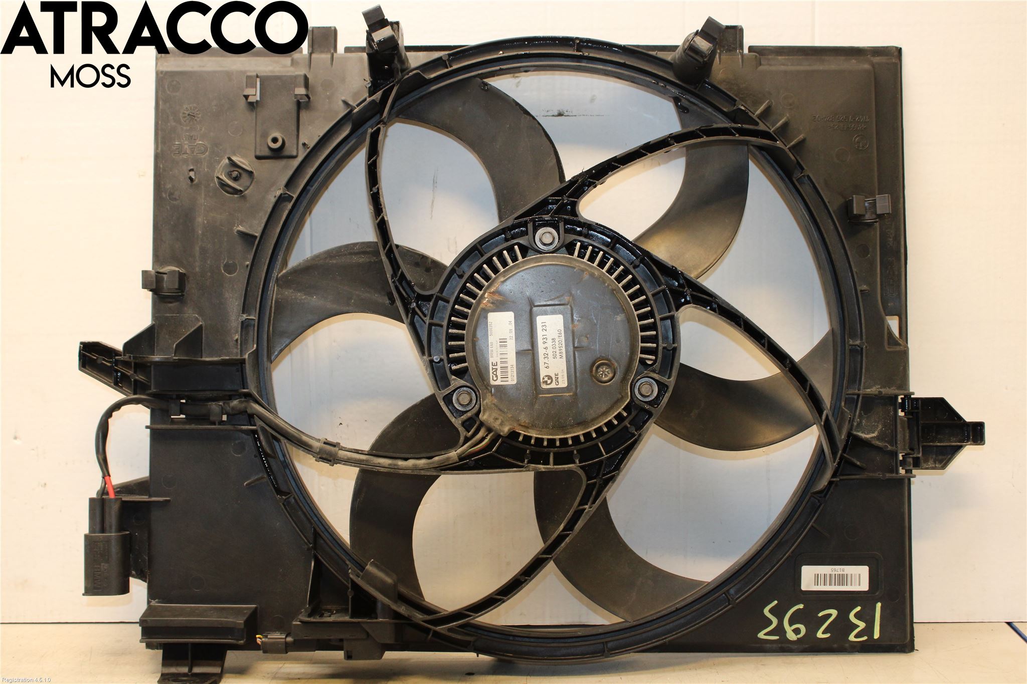 BMW 5 E60/61 Sed/Tou 02-10 Kjølevifte Elektrisk