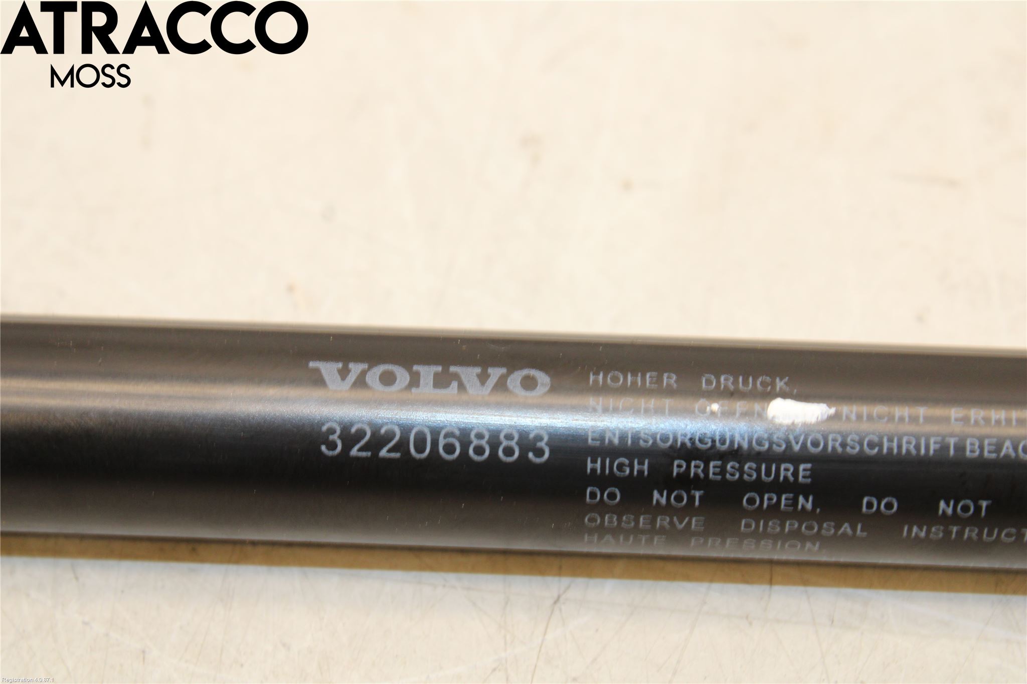 Volvo XC40/RECHARGE 18- Panser Demper-Gassfjær