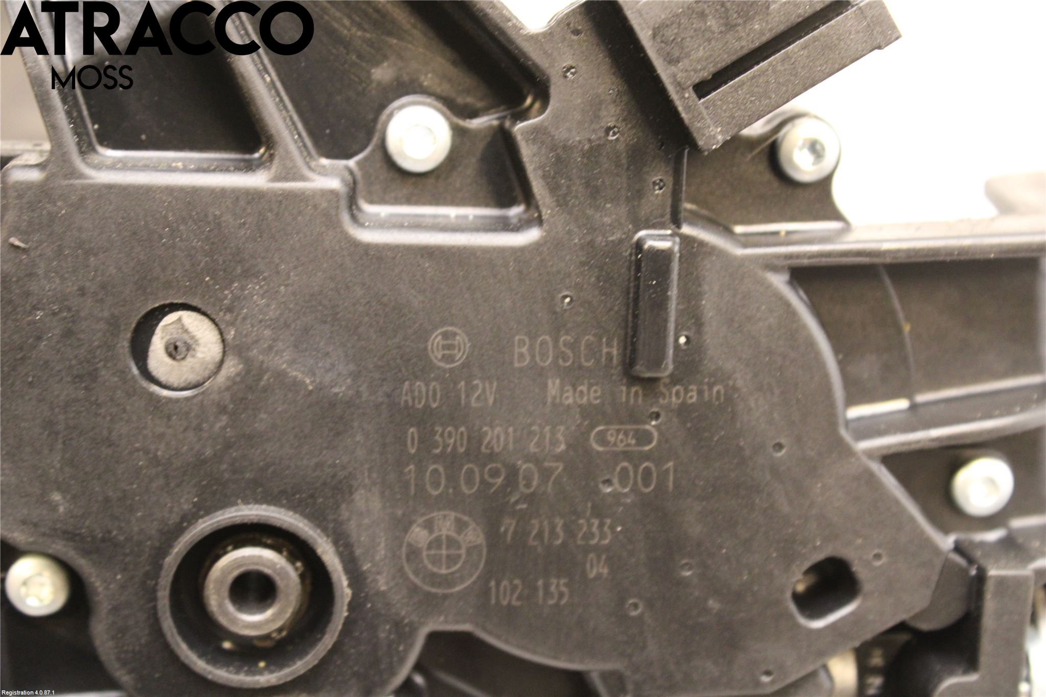 BMW 5 F10/F11/F18 09-17 Viskermotor Bakluke