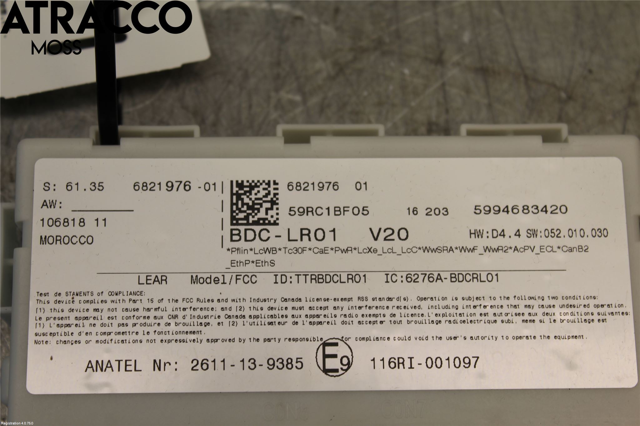 BMW i3 I01 13-22 Styreenhet Øvrig