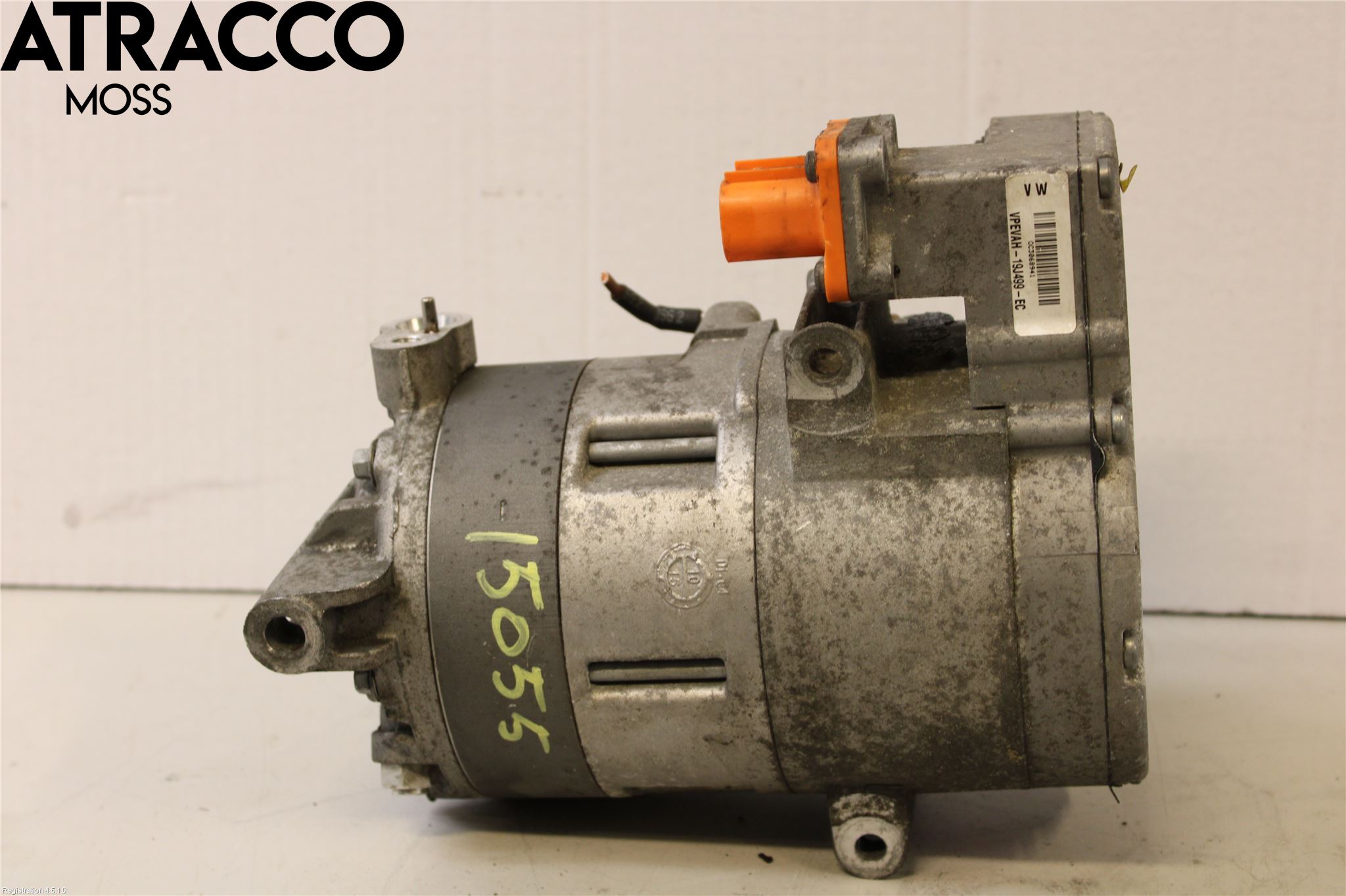 Volkswagen VW GOLF / E-GOLF VII 13-20 Varme Ac Kompressor