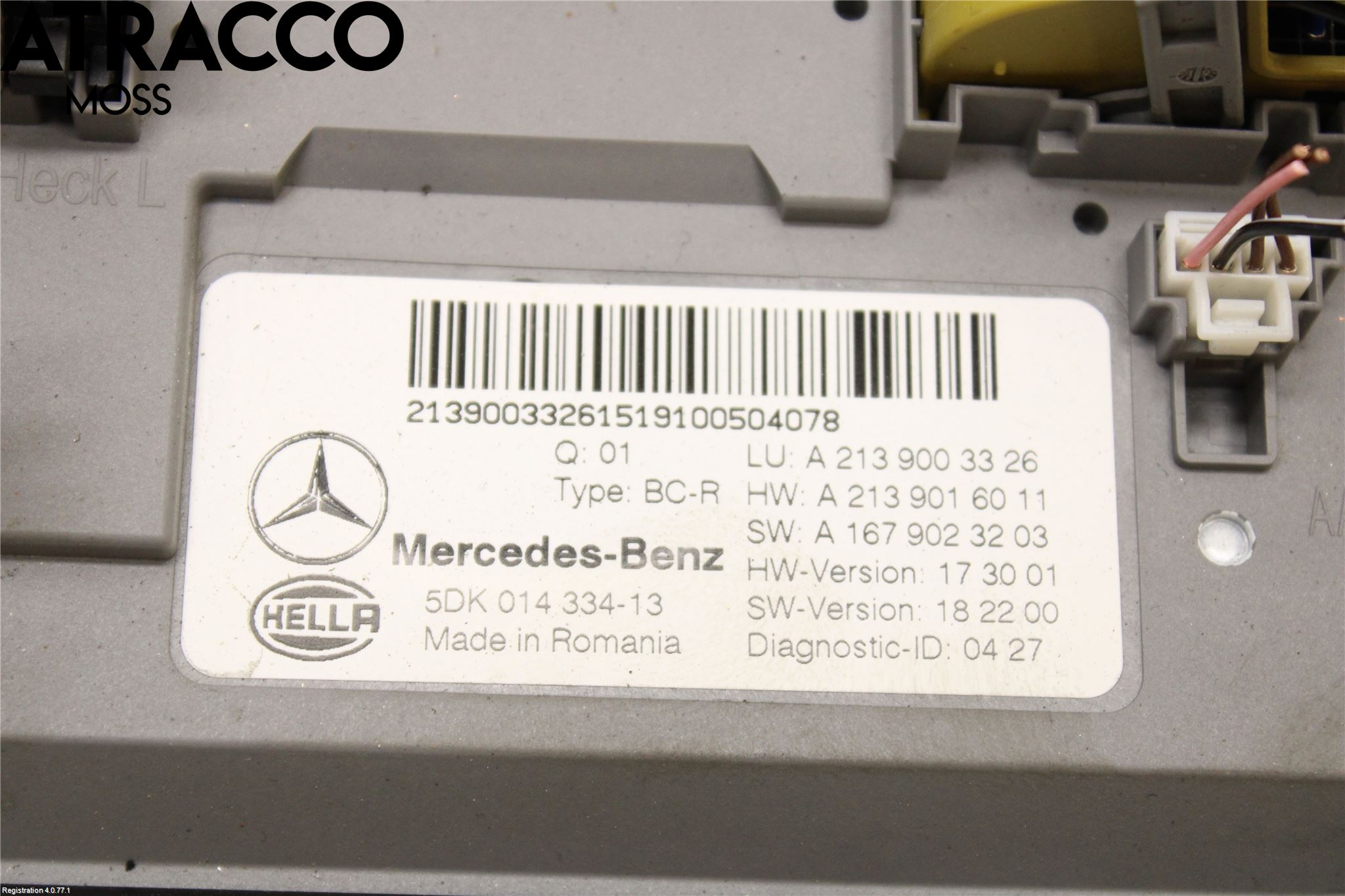 Mercedes-Benz MB E-KLASS (W213) 16-23 Styreenhet Øvrig