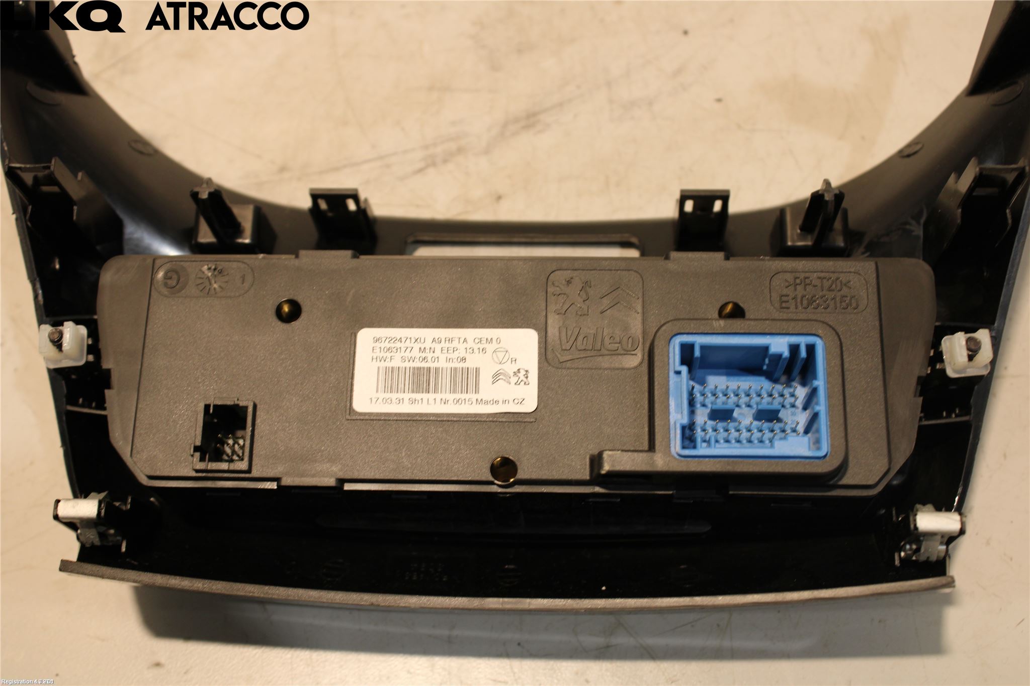 Peugeot 2008 13-20 Varme Ac Betjening-Display