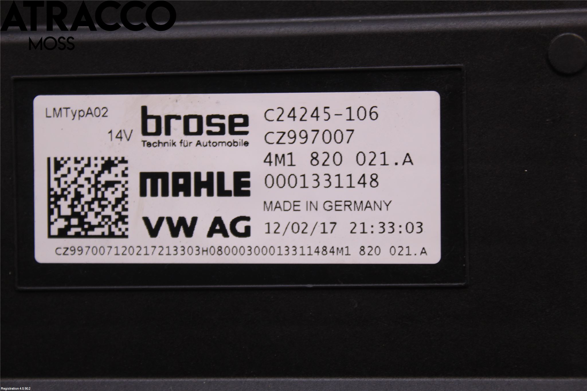 Audi A4 12-15 Varmeapparat Viftemotor