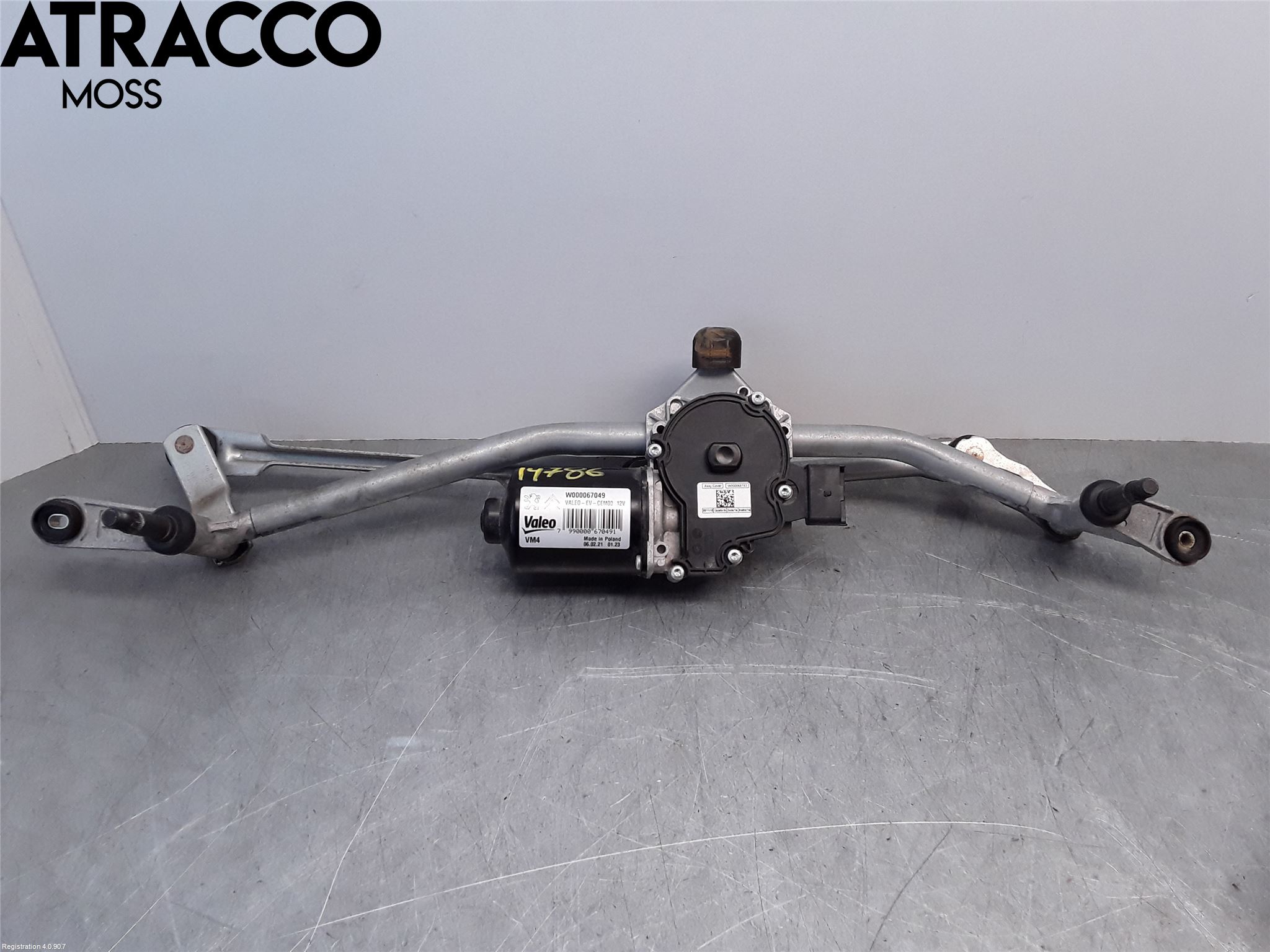 Toyota PROACE II 16- Viskermotor Frontrute