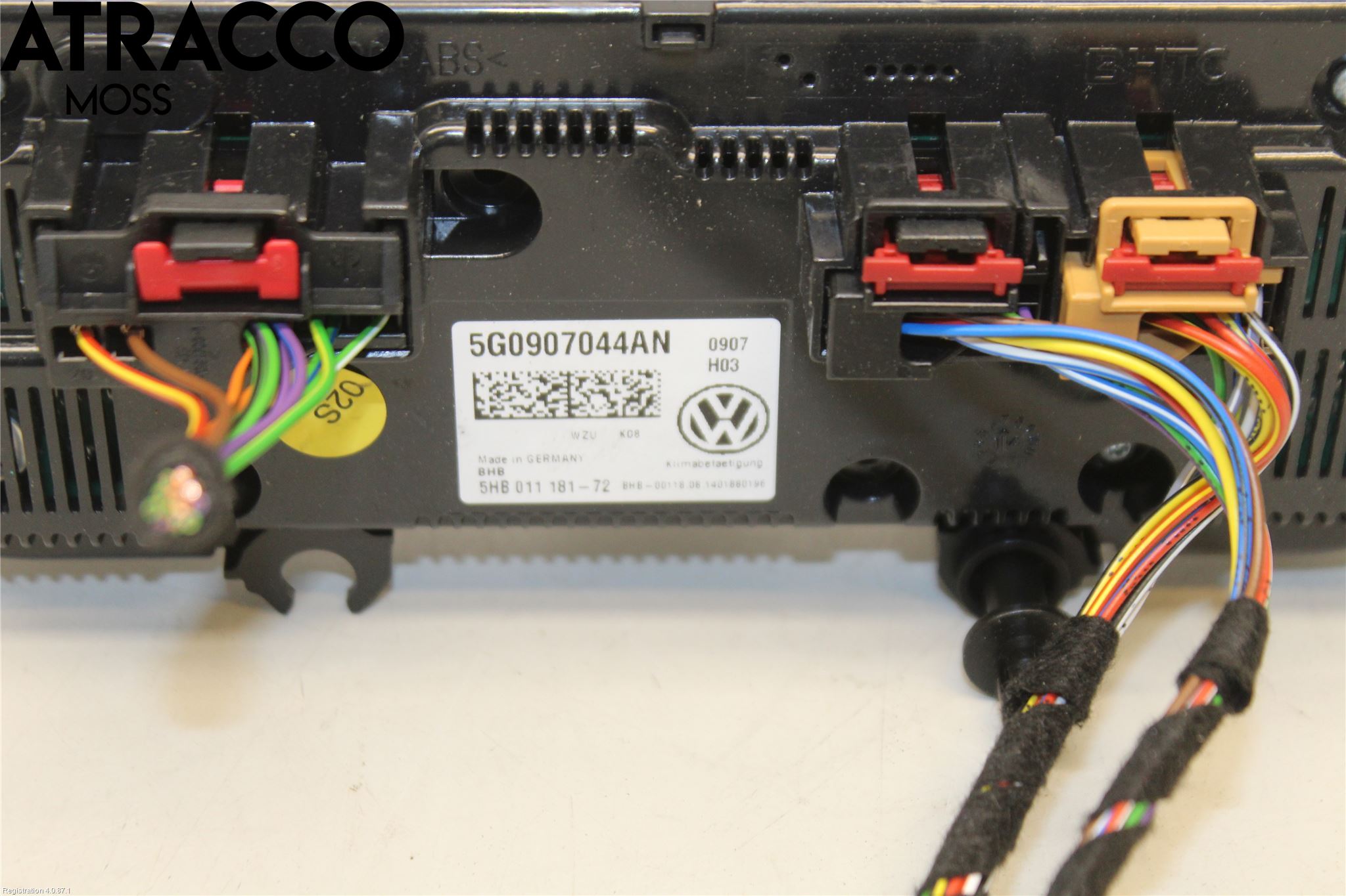 Volkswagen VW GOLF SPORTSVAN 15-20 Varme Ac Betjening-Display