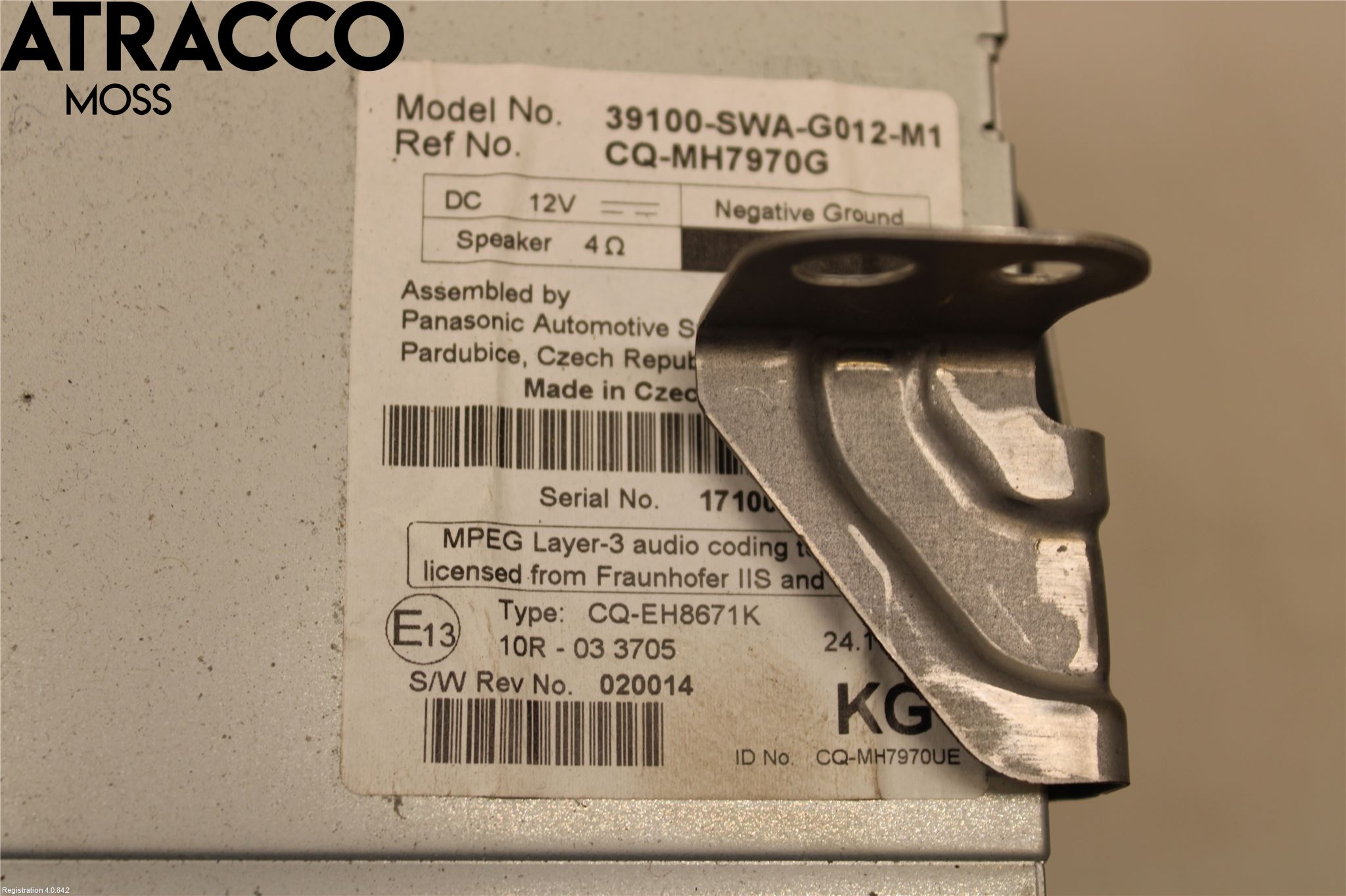 Honda CR-V 07-12 Stereo Radio Øvrig