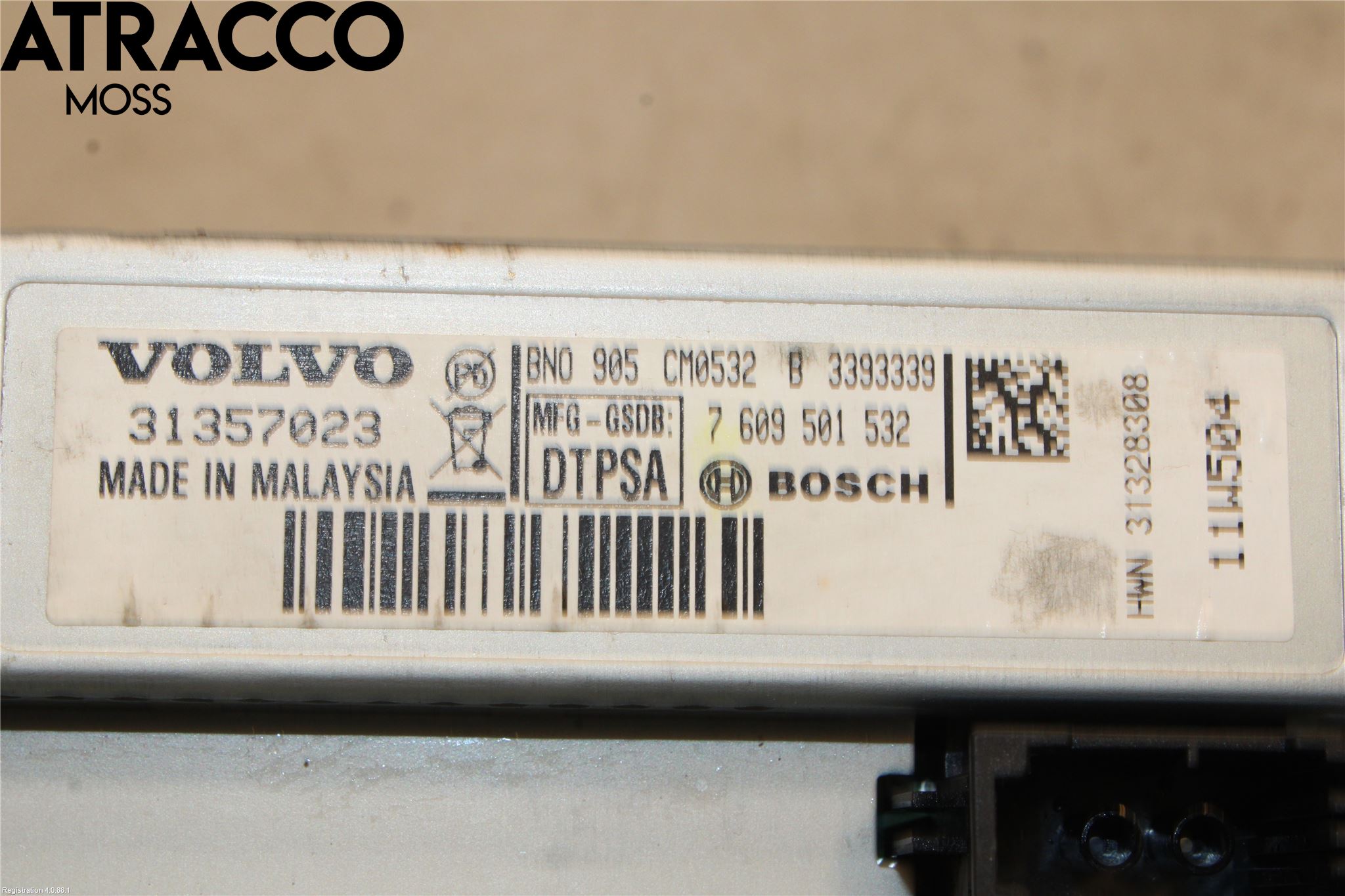 Volvo XC60 09-13 Multifunktionsdisplay