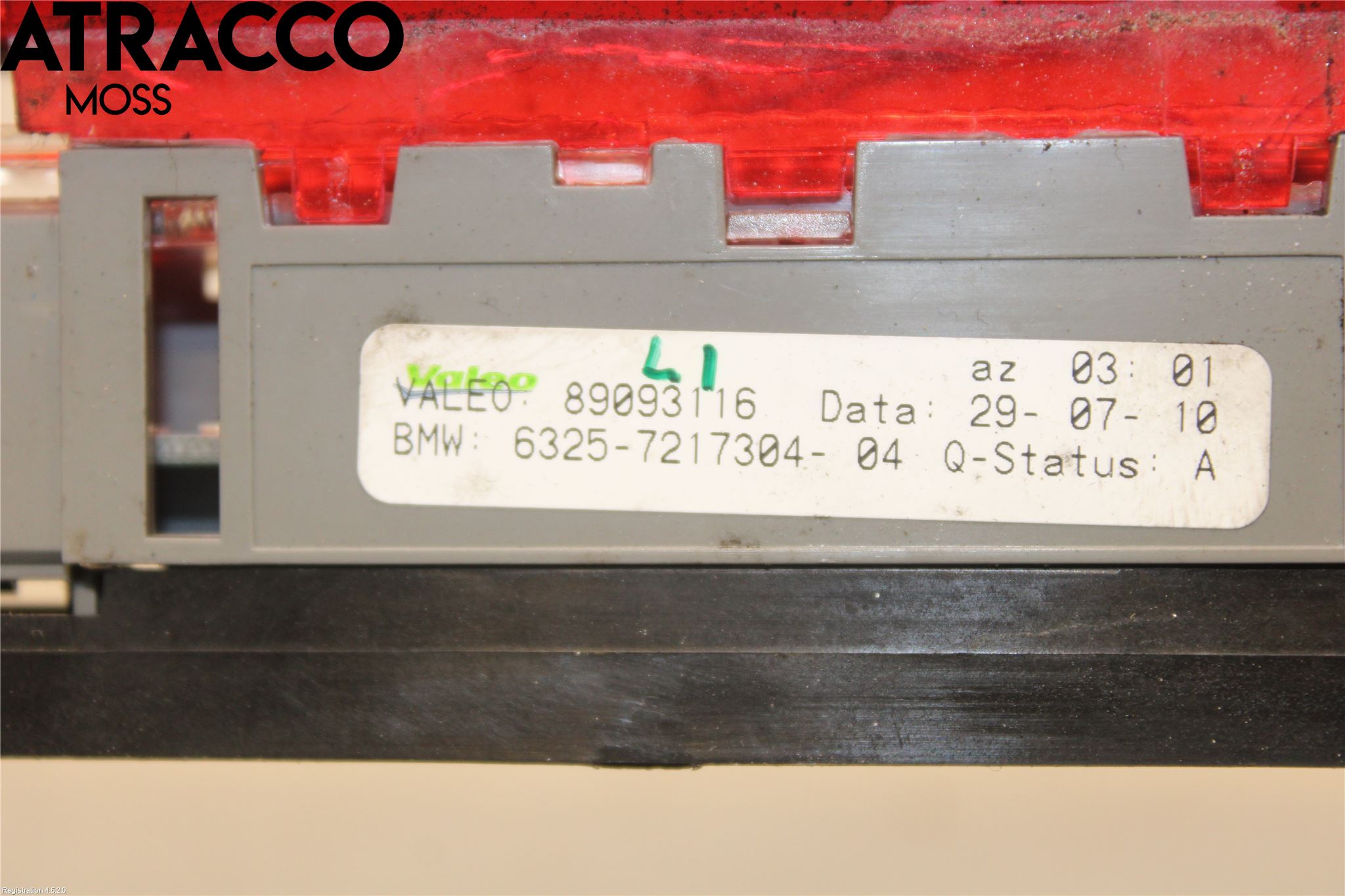 BMW X3 F25 10-17 Bremselys Bakrute