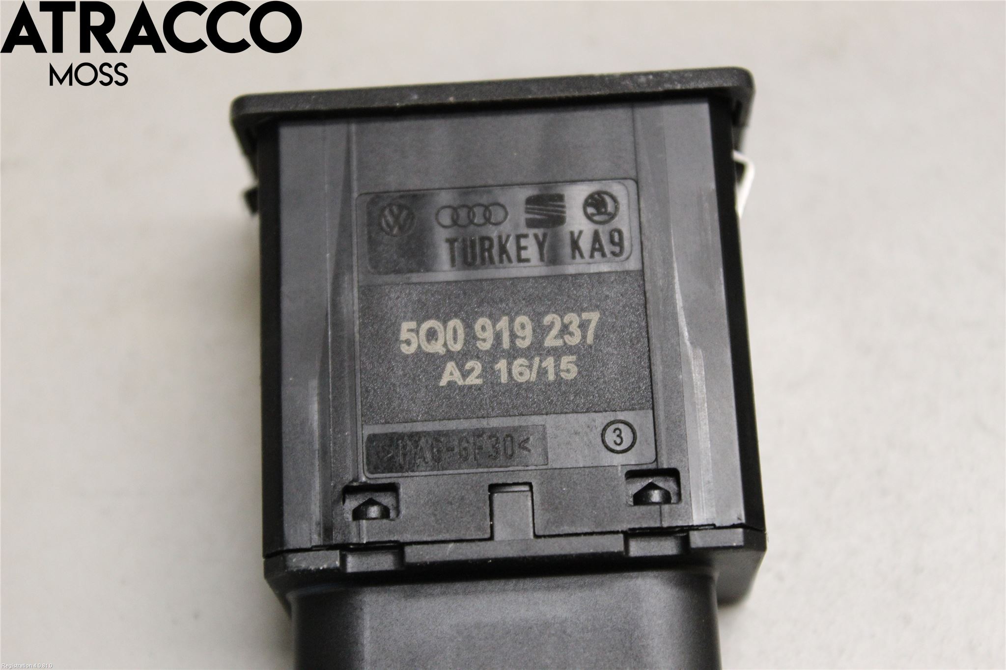 Volkswagen VW PASSAT 15-19 Bryter Airbag Passasjerside