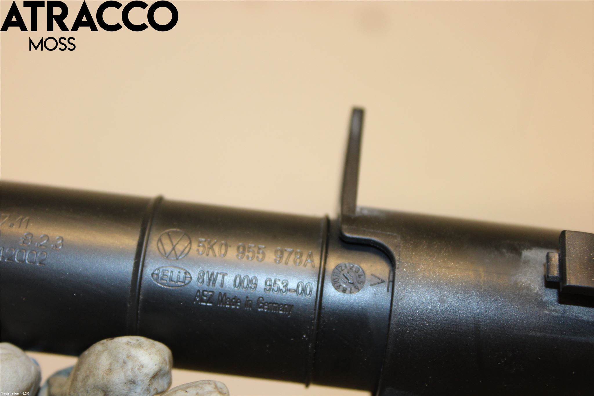 Volkswagen VW GOLF VI 09-13 Spylerdyse Frontlykter