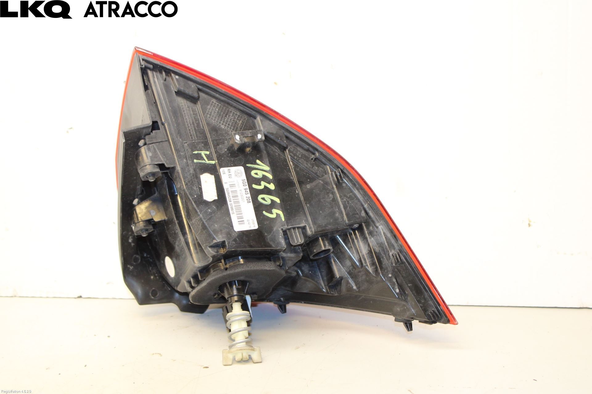 Volkswagen VW GOLF / E-GOLF VII 13-20 Baklykt Høyre