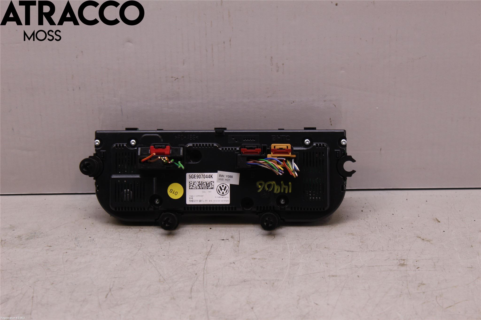 Volkswagen VW GOLF / E-GOLF VII 13-20 Varme Ac Betjening-Display