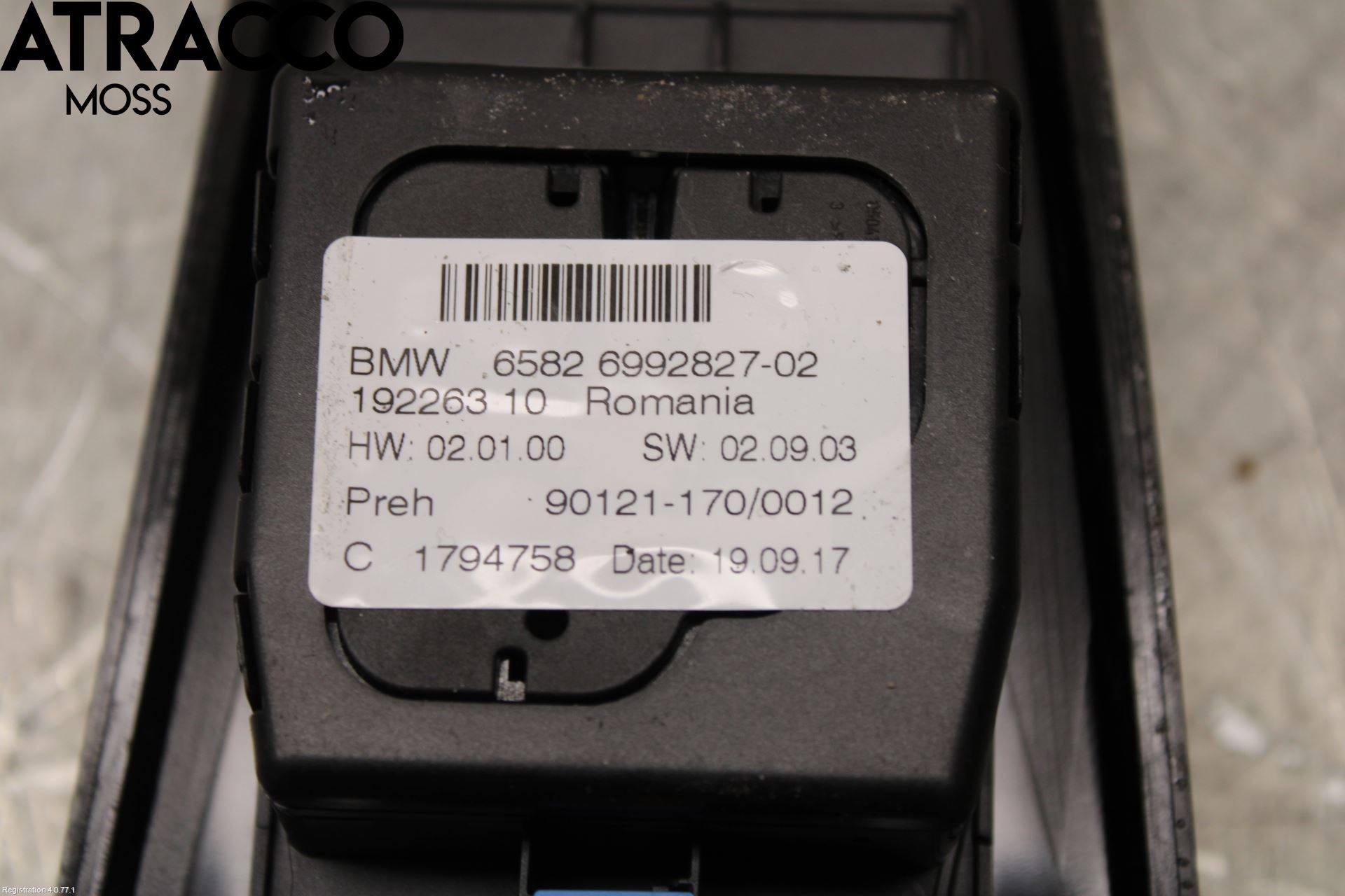 BMW 3 F30/F31/F80 12-19 Bryter Multifunksjon