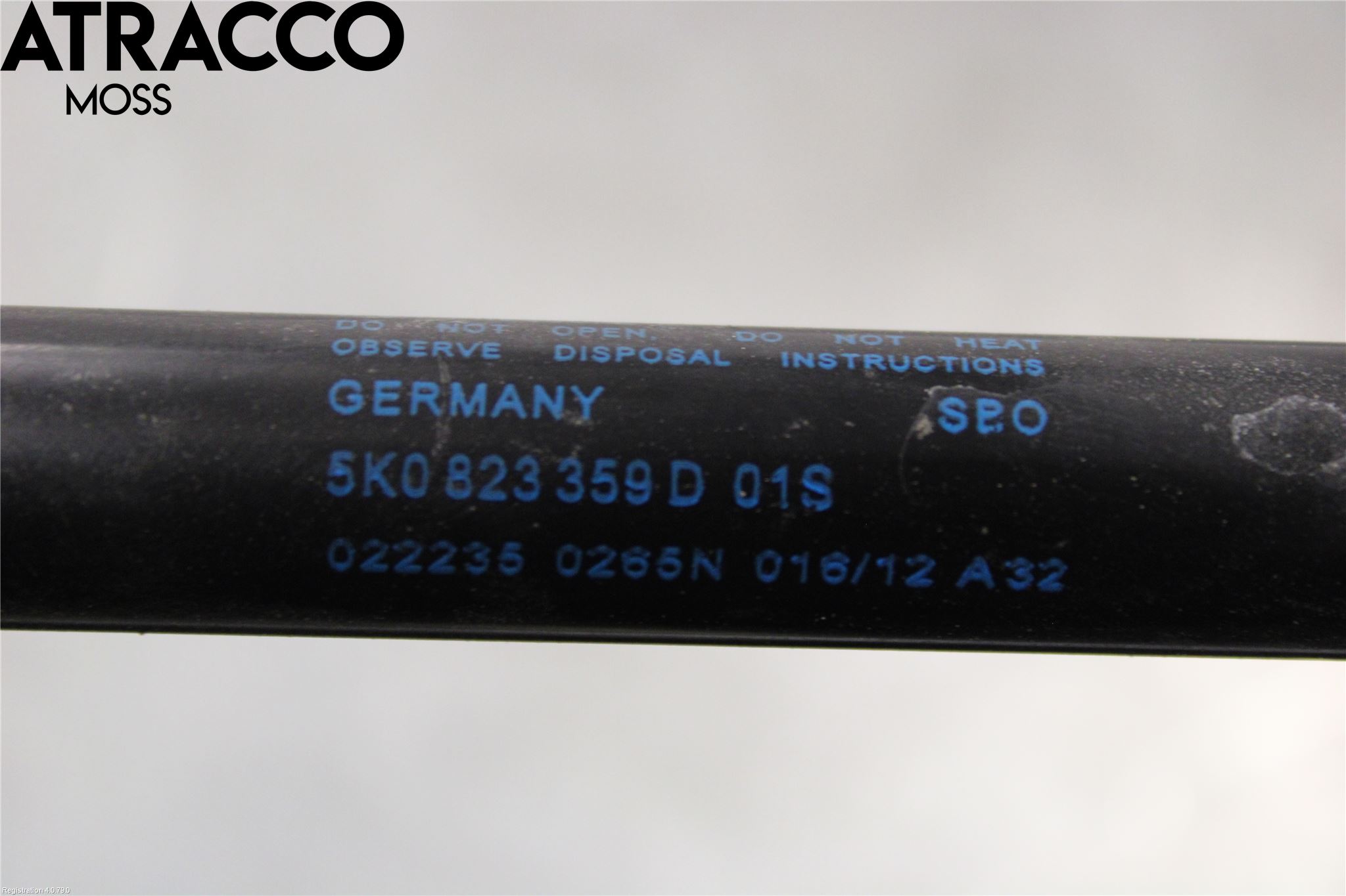 Volkswagen VW GOLF VI 09-13 Panser Demper-Gassfjær