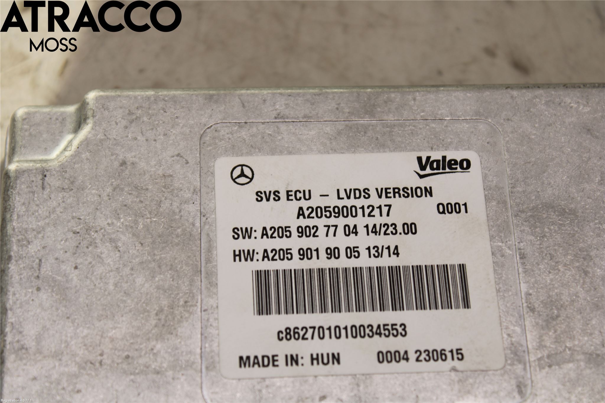 Mercedes-Benz MB C-KLASS (W205) 14-21 Styreenhet Øvrig