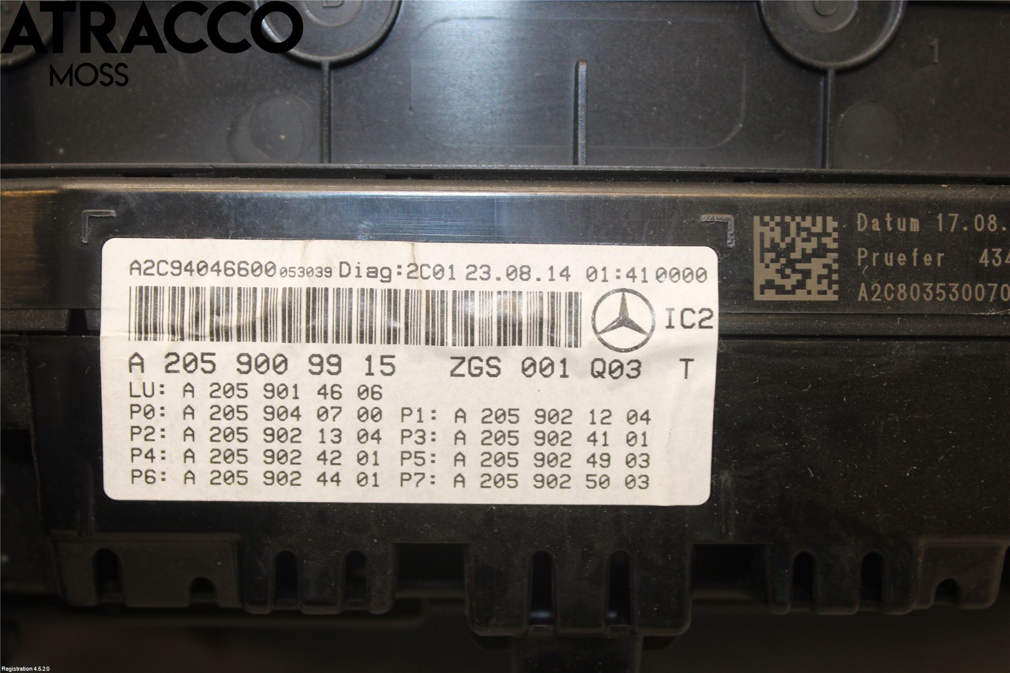 Mercedes-Benz MB C-KLASS (W205) 14-21 Instr Kombinert