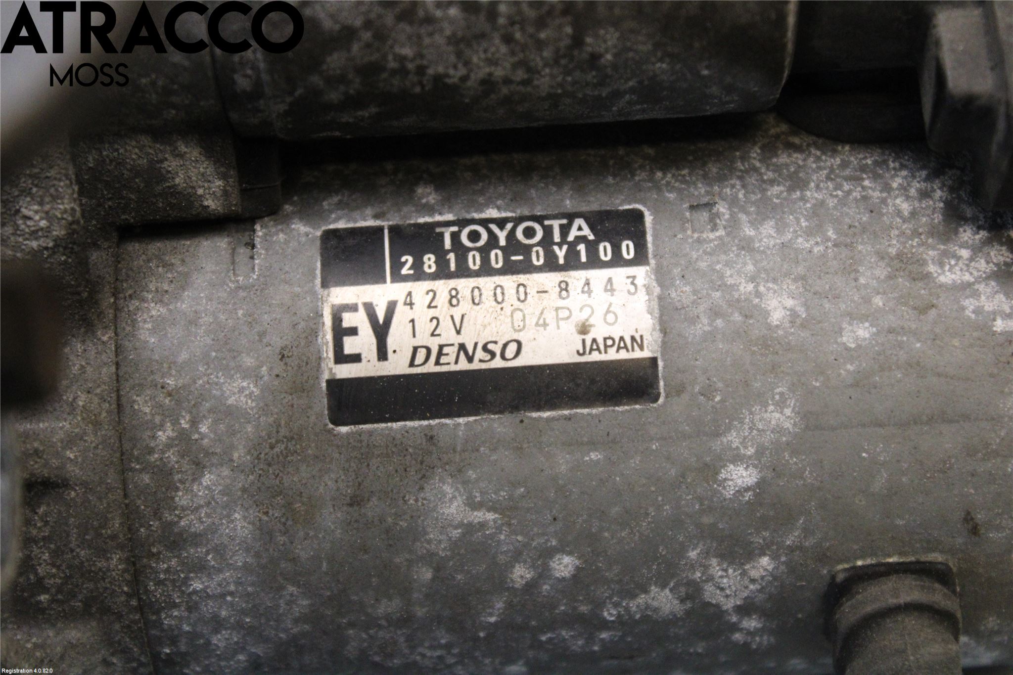 Toyota YARIS XP130 12-14 Startmotor