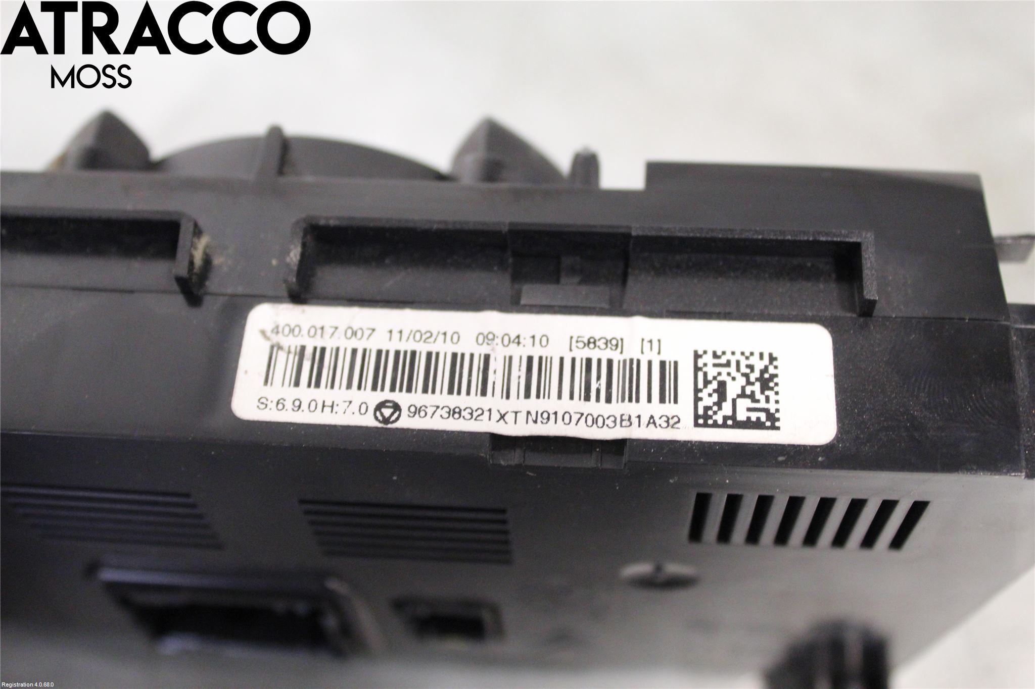 Peugeot 5008 10-16 Varme Ac Betjening-Display