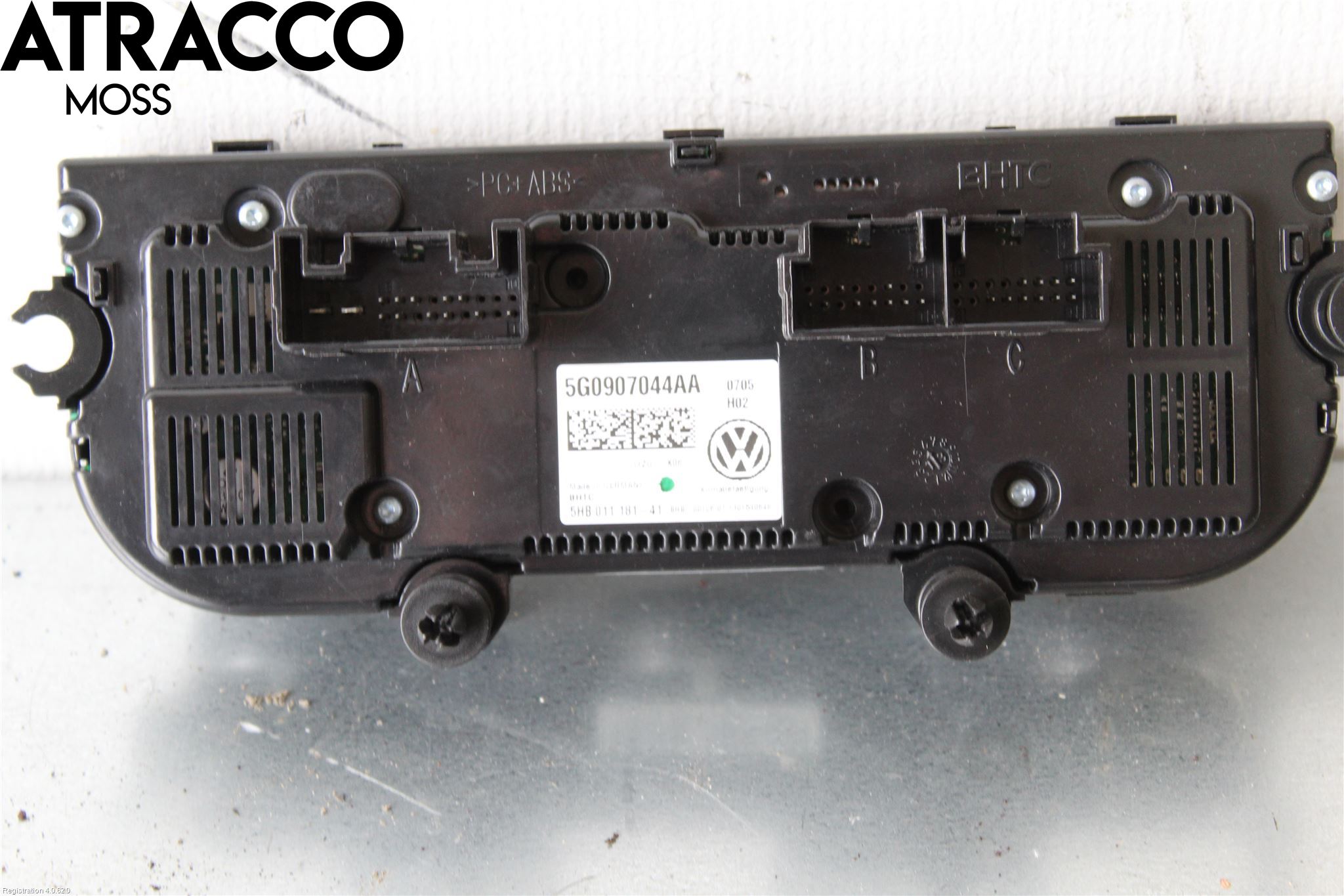 Volkswagen VW GOLF / E-GOLF VII 13-20 Varme Ac Betjening-Display