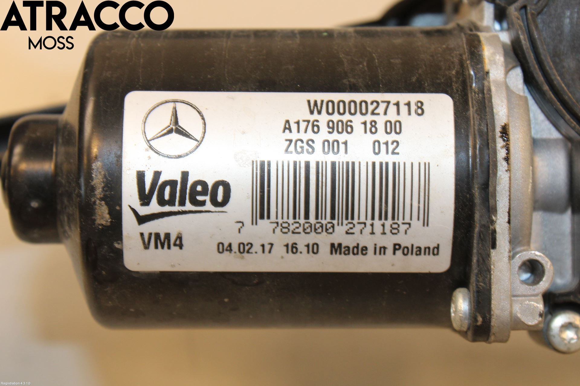 Mercedes-Benz MB CLA-KLASS (C117/X117) 13-19 Viskermotor Frontrute