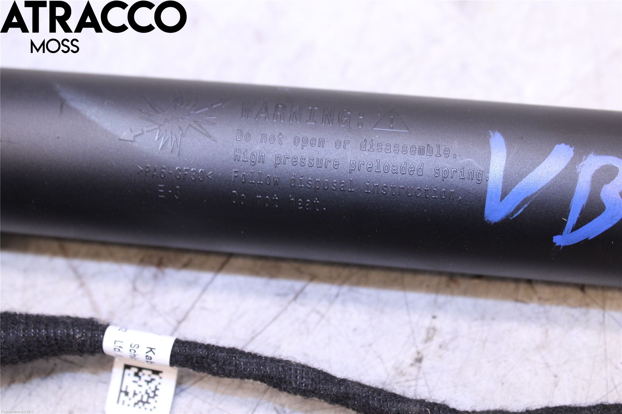 Peugeot 3008 17-24 Bakluke Demper-Gassfjær