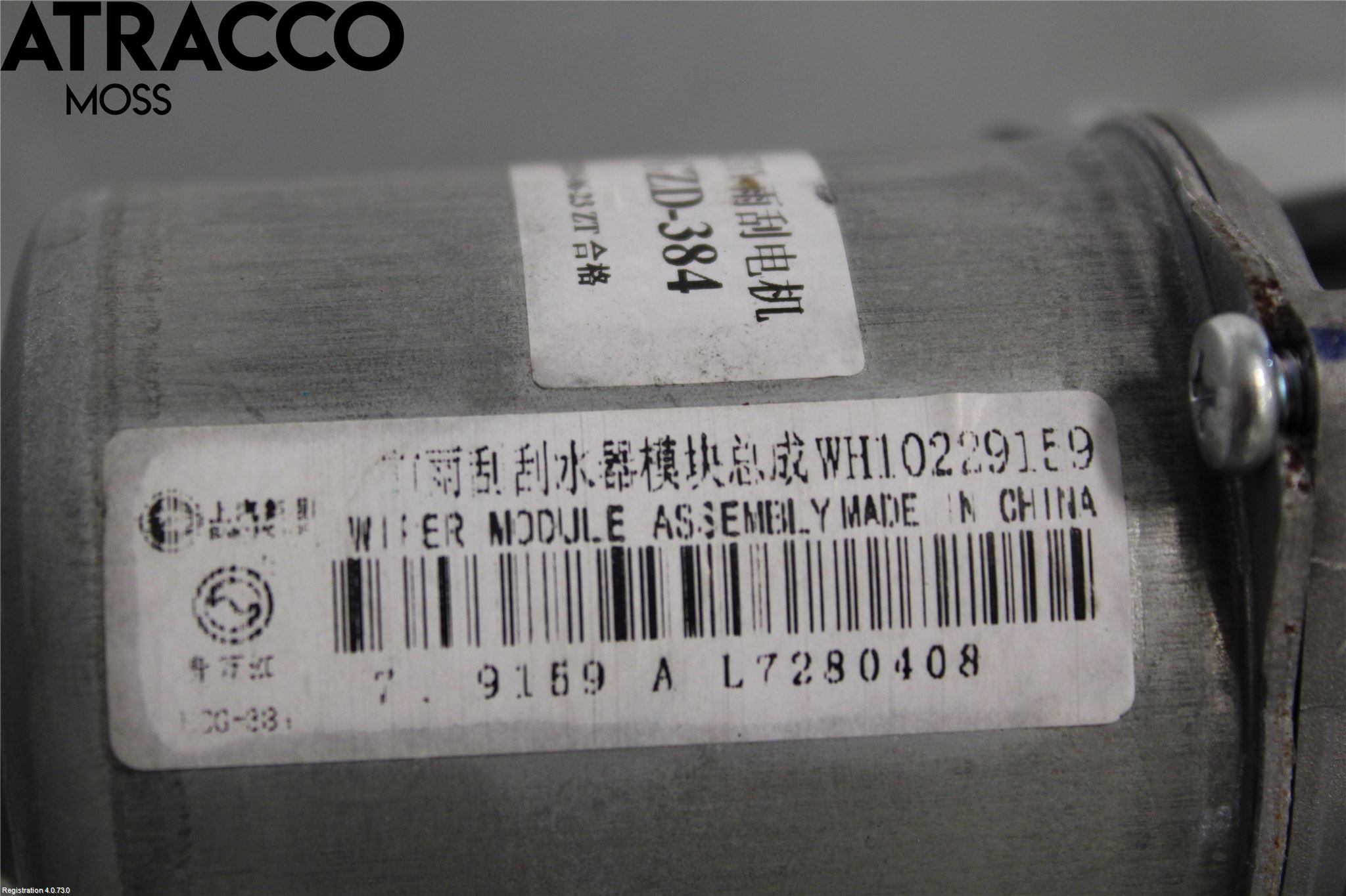 MG ZS EV 20- Viskermotor Frontrute