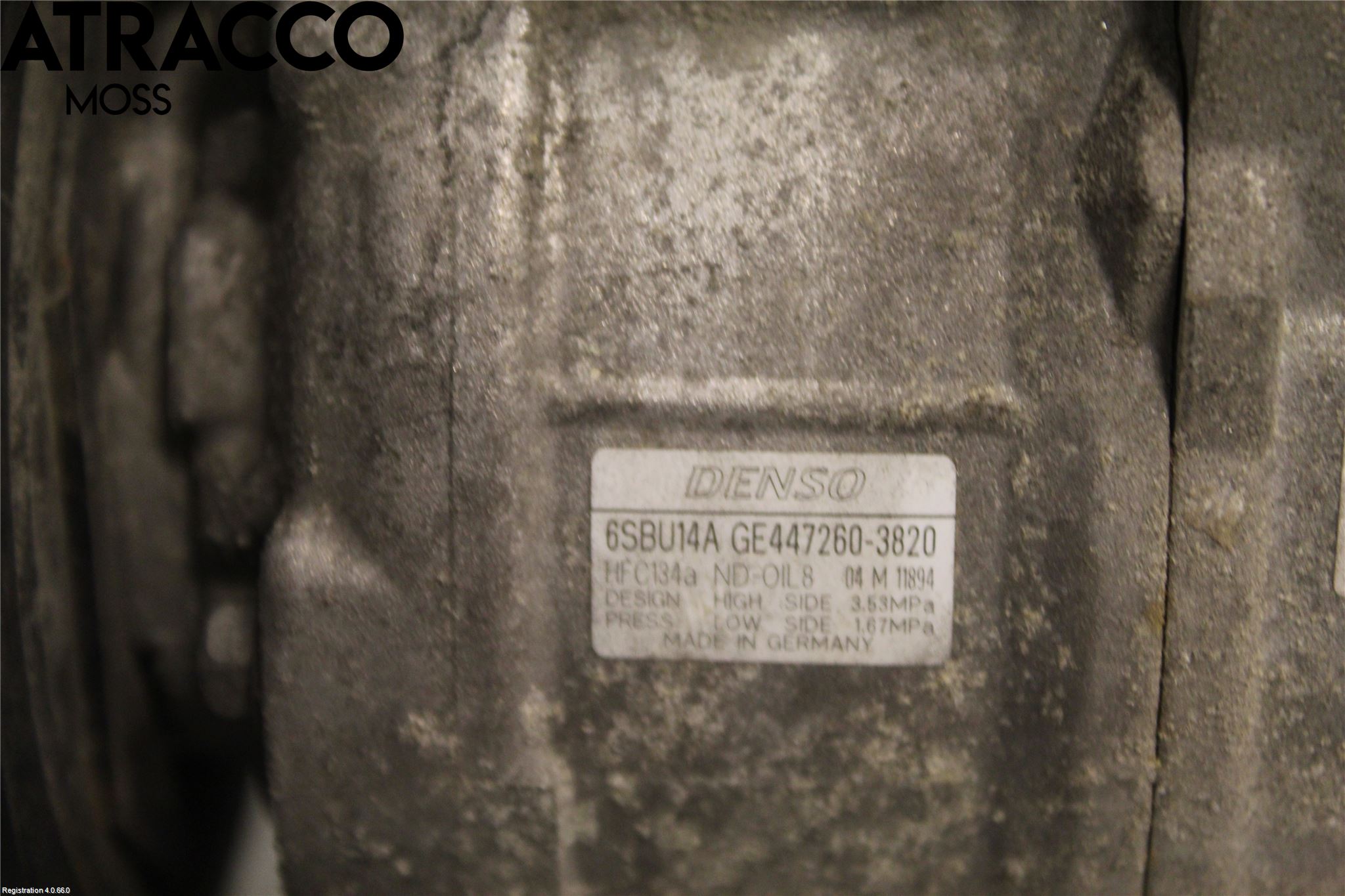 BMW 5 F10/F11/F18 09-17 Varme Ac Kompressor