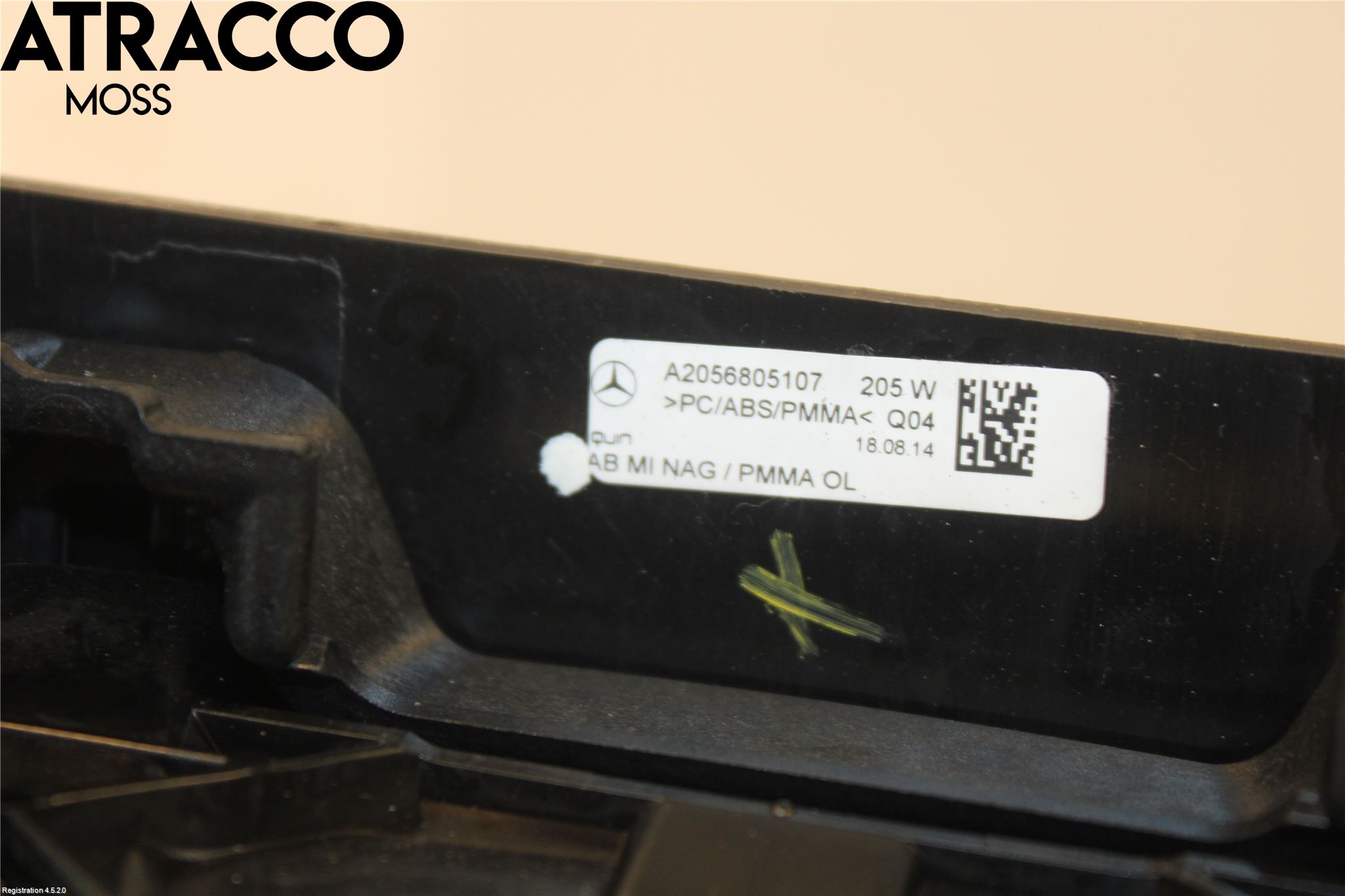 Mercedes-Benz MB C-KLASS (W205) 14-21 Innr Oppbevaringsrom