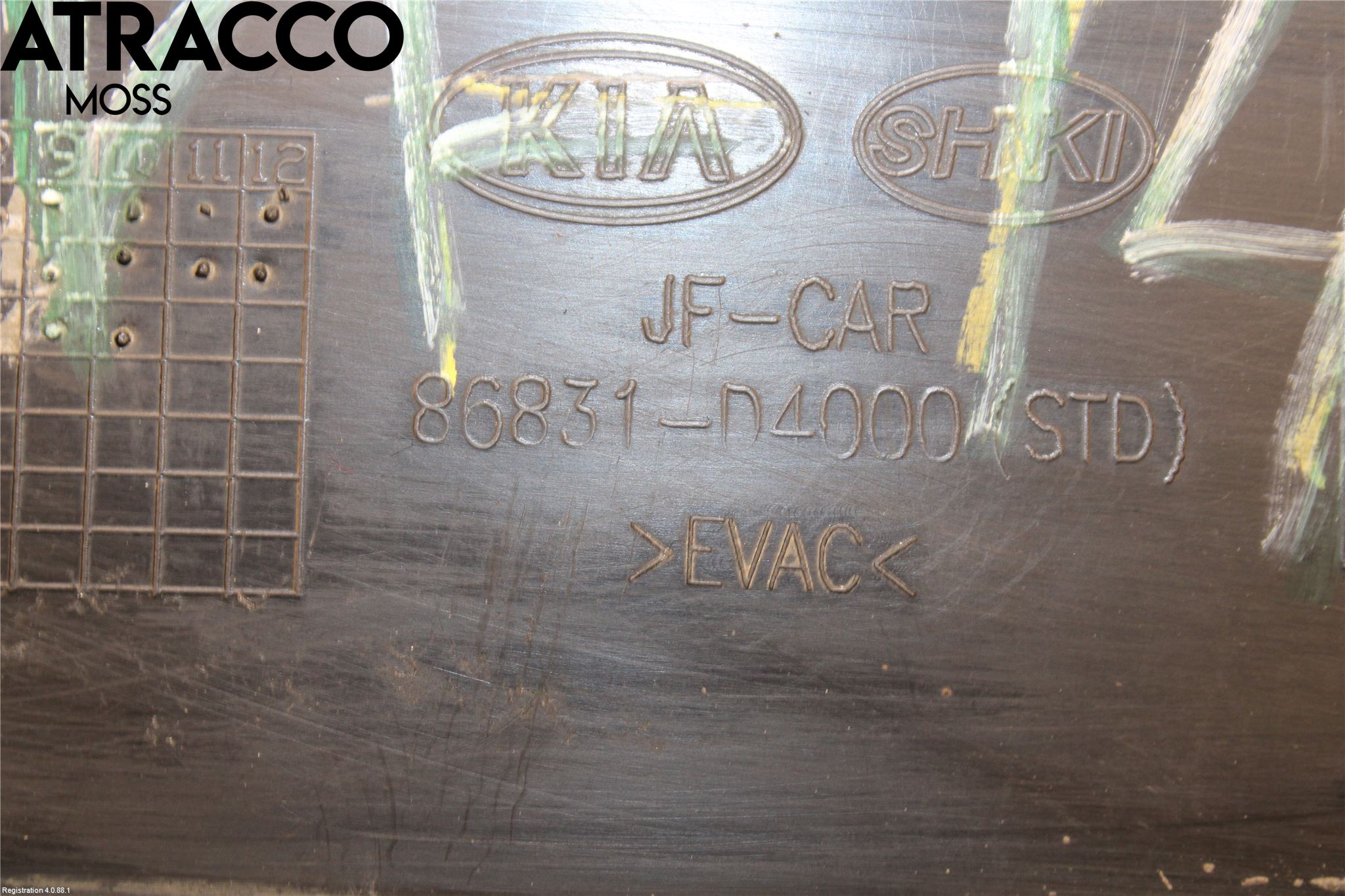 Kia OPTIMA 16-20 Stänkskydd