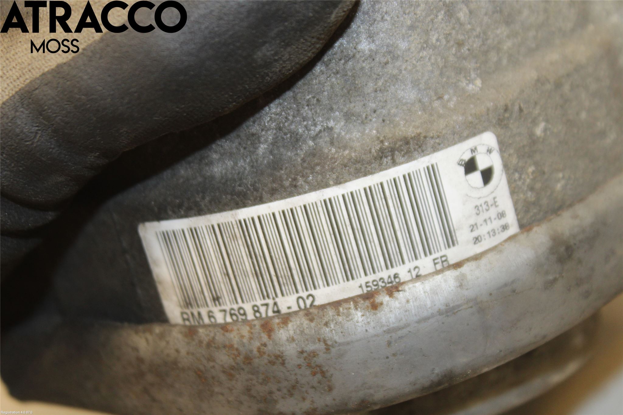 BMW 5 E60/61 Sed/Tou 02-10 Motor Feste Stål-Alu