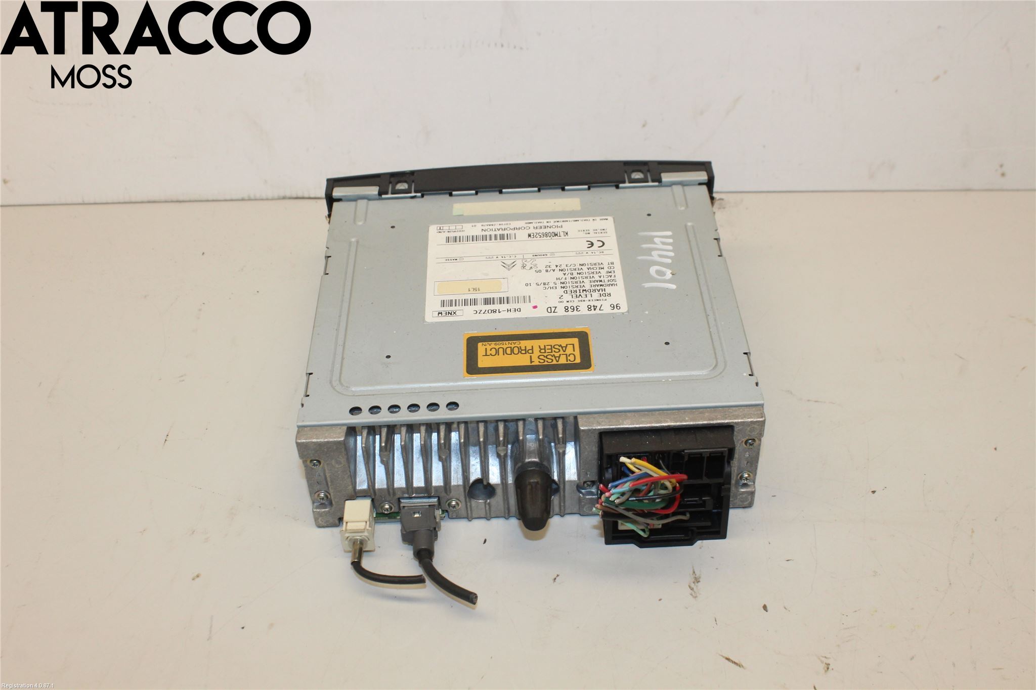 Citroen C-ZERO Stereo Radio Med Cd