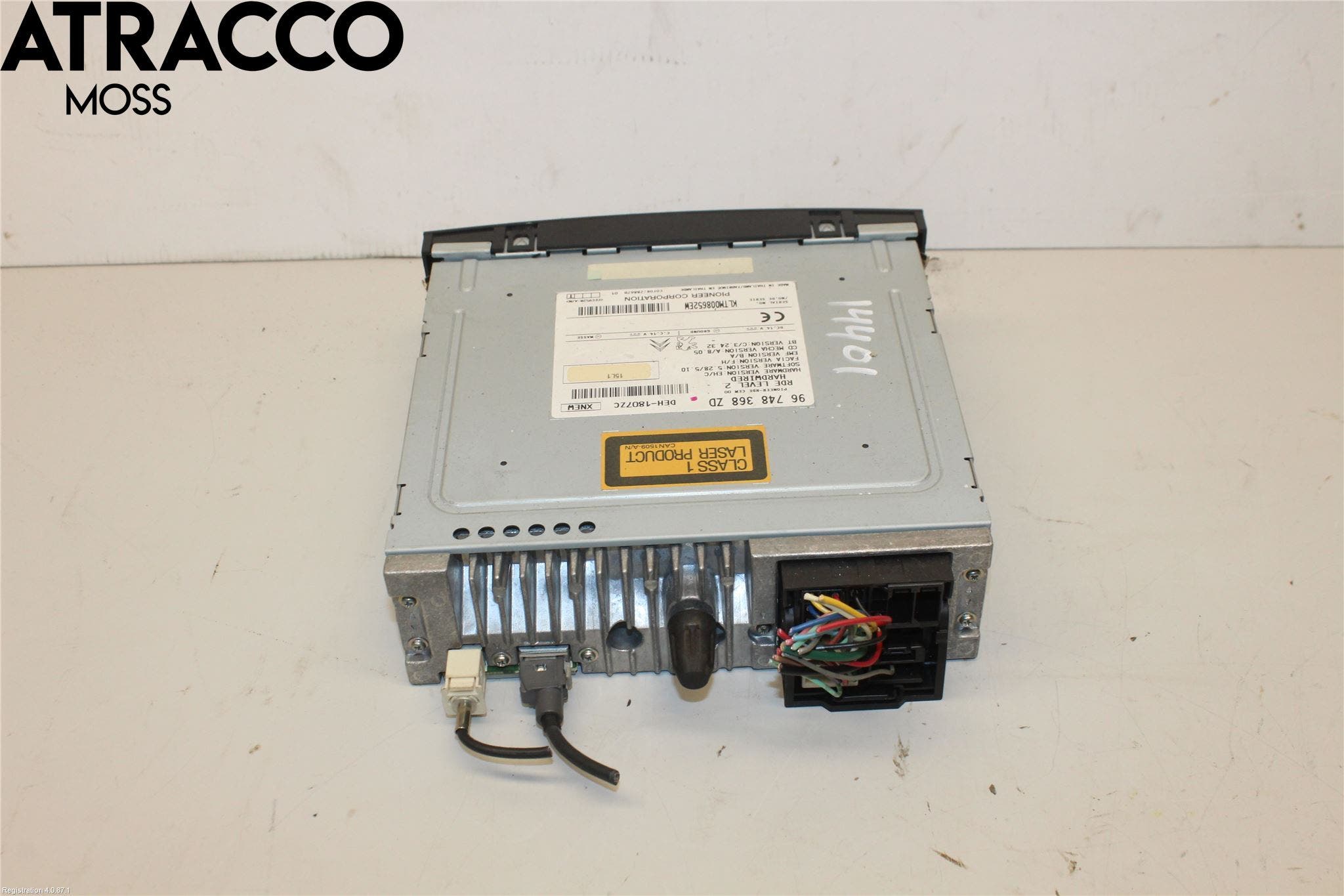 Citroen C-ZERO Stereo Radio Med Cd